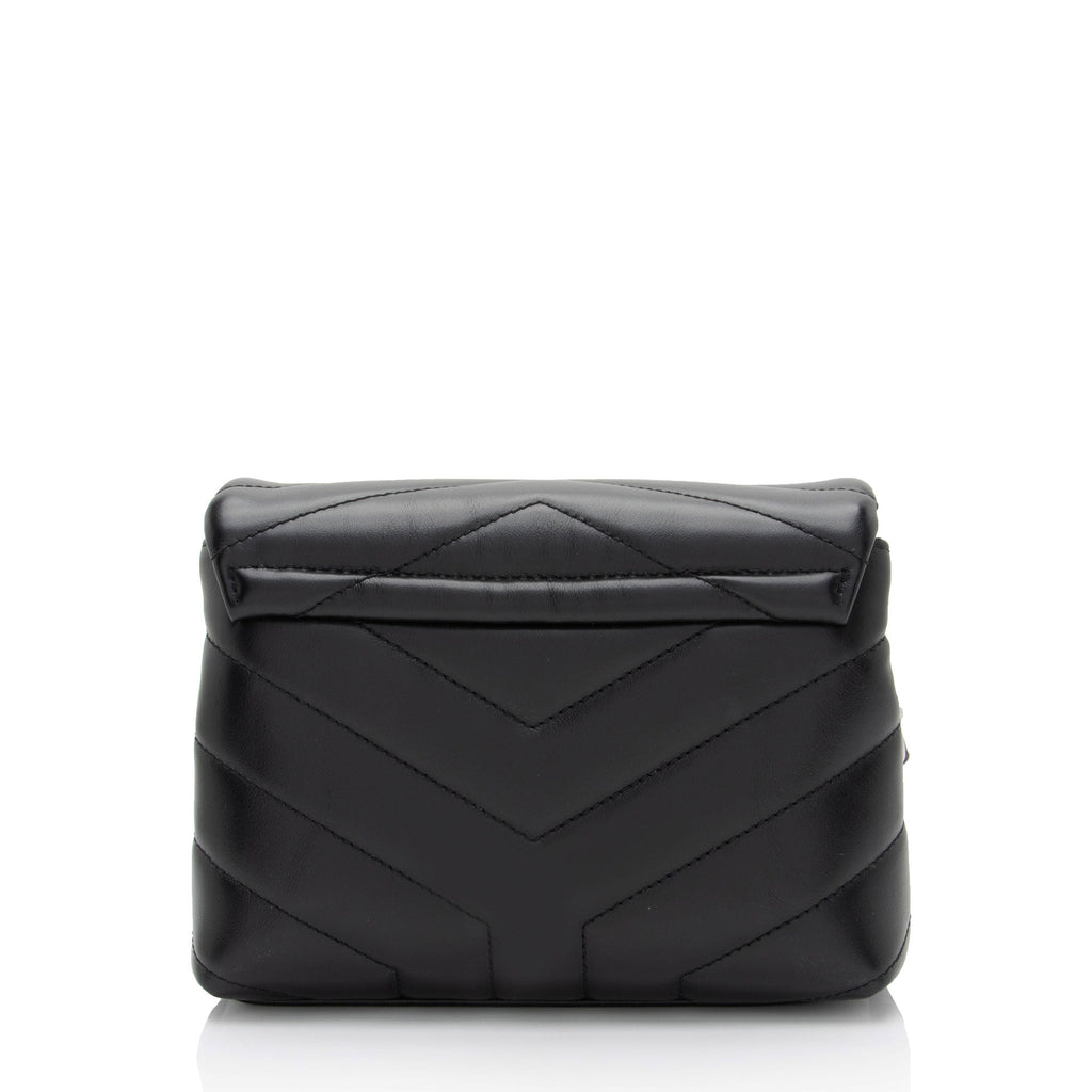 Saint Laurent Matelasse Calfskin Monogram LouLou Toy Crossbody (SHF-rRbE8j)