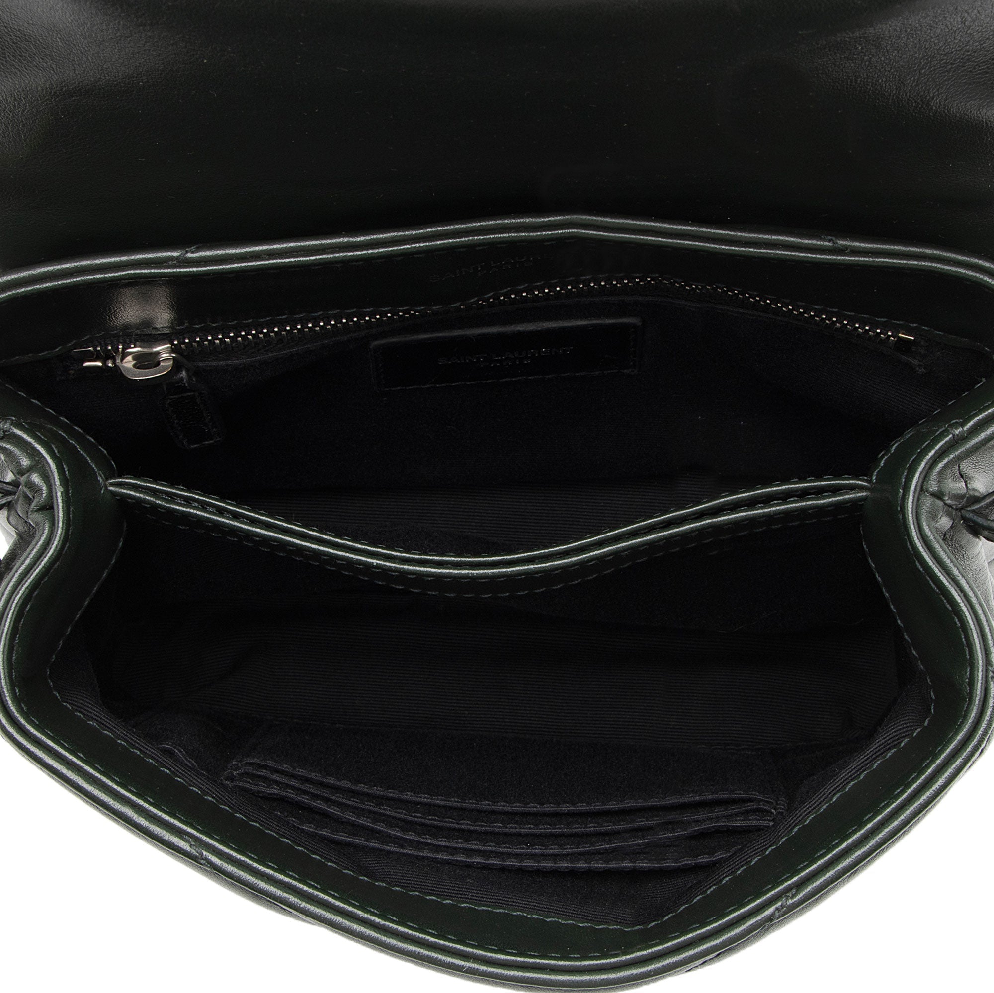 Saint Laurent Matelasse Calfskin Monogram LouLou Toy Crossbody