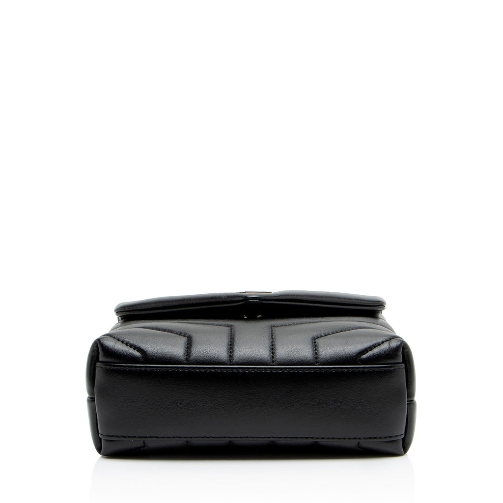 Saint Laurent Matelasse Calfskin Monogram LouLou Toy Crossbody