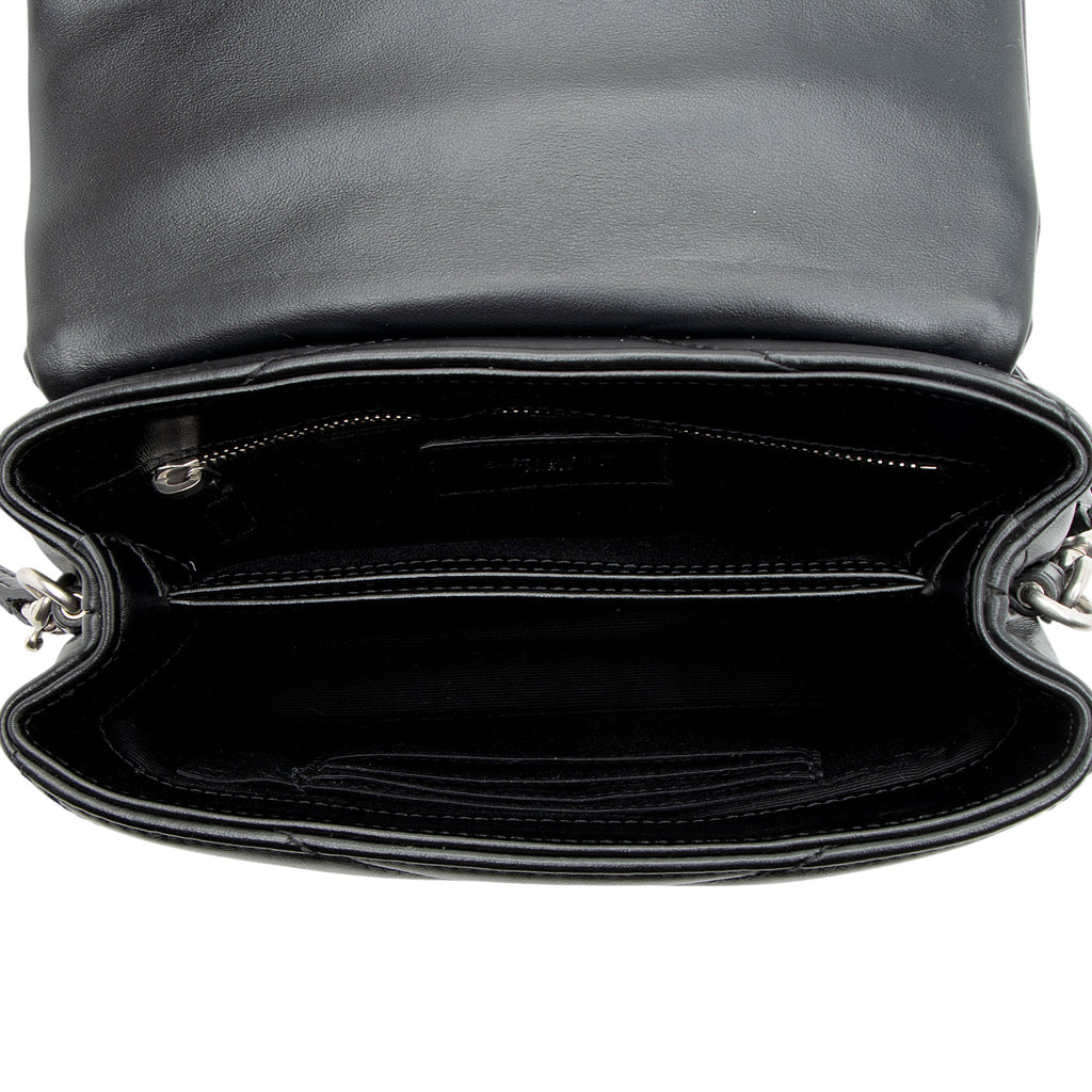 Saint Laurent Matelasse Calfskin Monogram LouLou Toy Crossbody