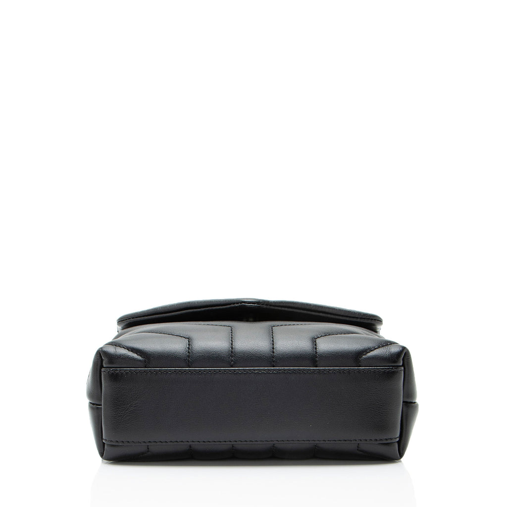 Saint Laurent Matelasse Calfskin Monogram LouLou Toy Crossbody