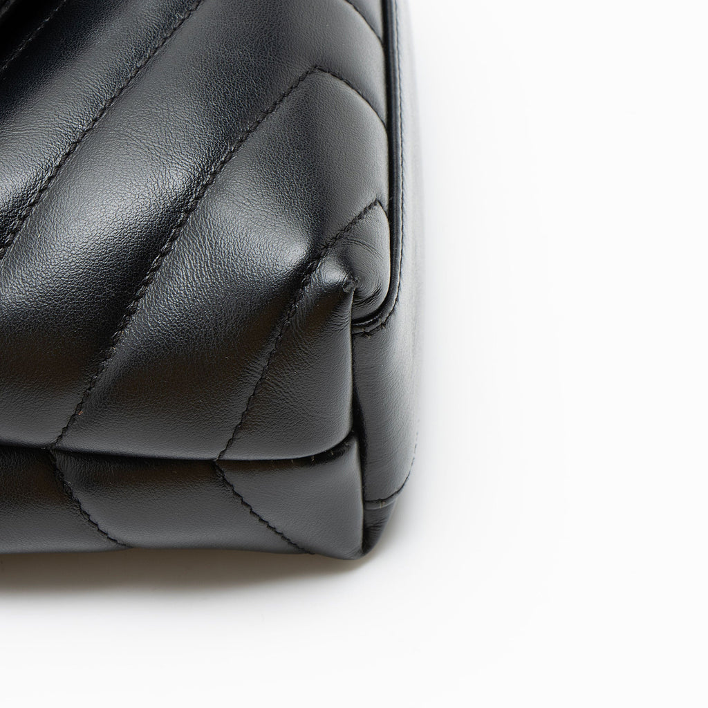 Saint Laurent Matelasse Calfskin Monogram LouLou Toy Crossbody