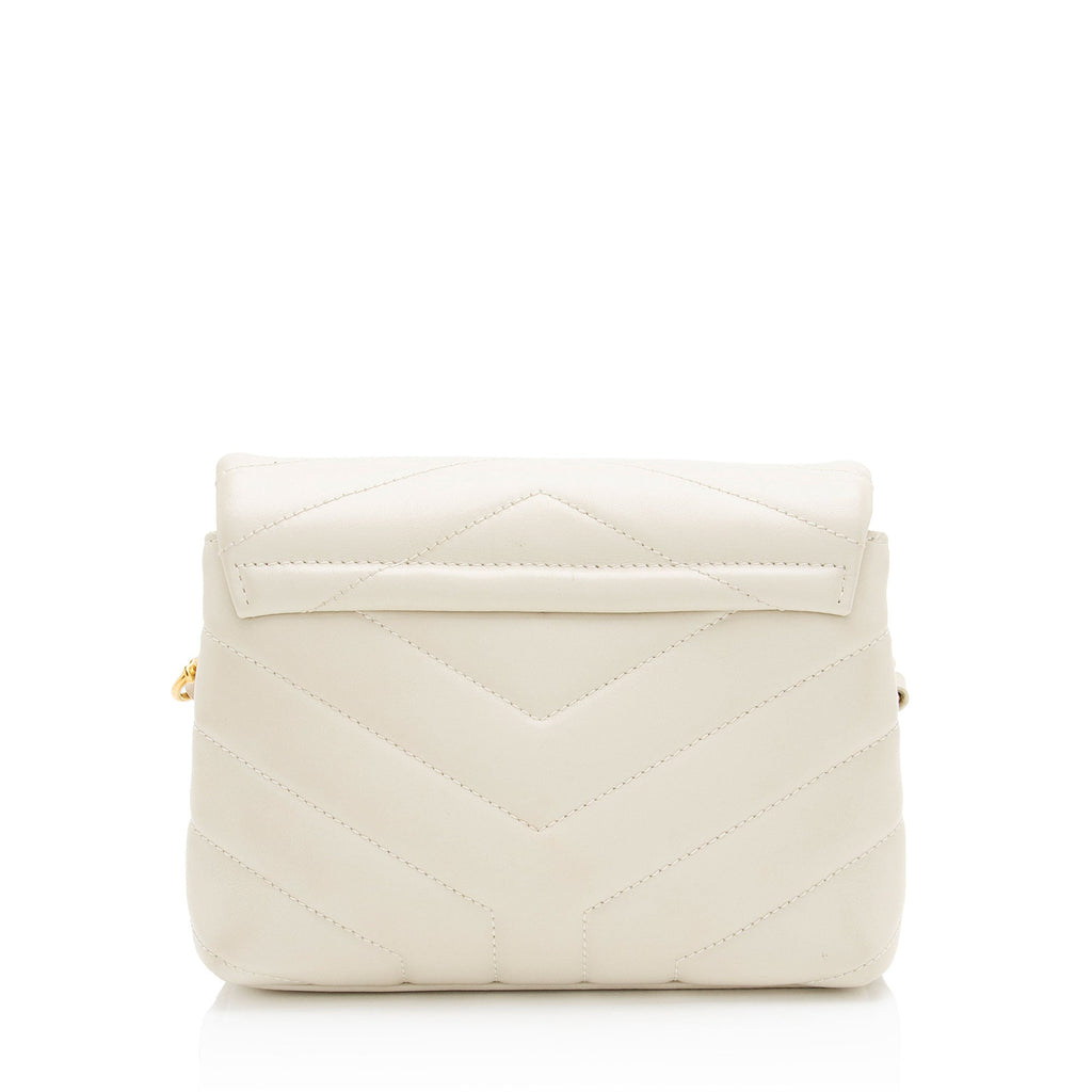 Saint Laurent Matelasse Calfskin Monogram LouLou Toy Crossbody