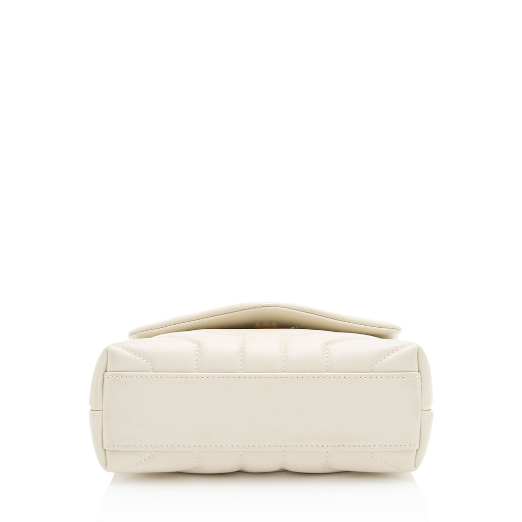 Saint Laurent Matelasse Calfskin Monogram LouLou Toy Crossbody