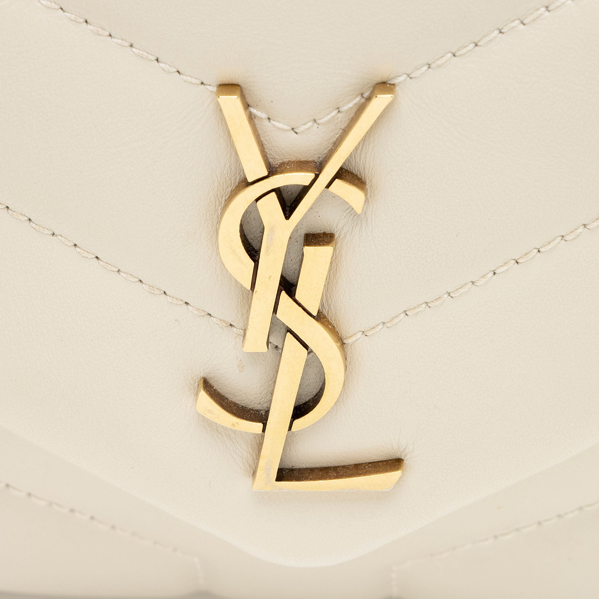 Saint Laurent Matelasse Calfskin Monogram LouLou Toy Crossbody