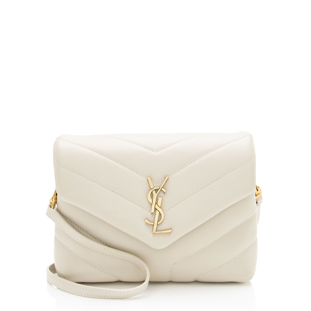 Saint Laurent Matelasse Calfskin Monogram LouLou Toy Crossbody