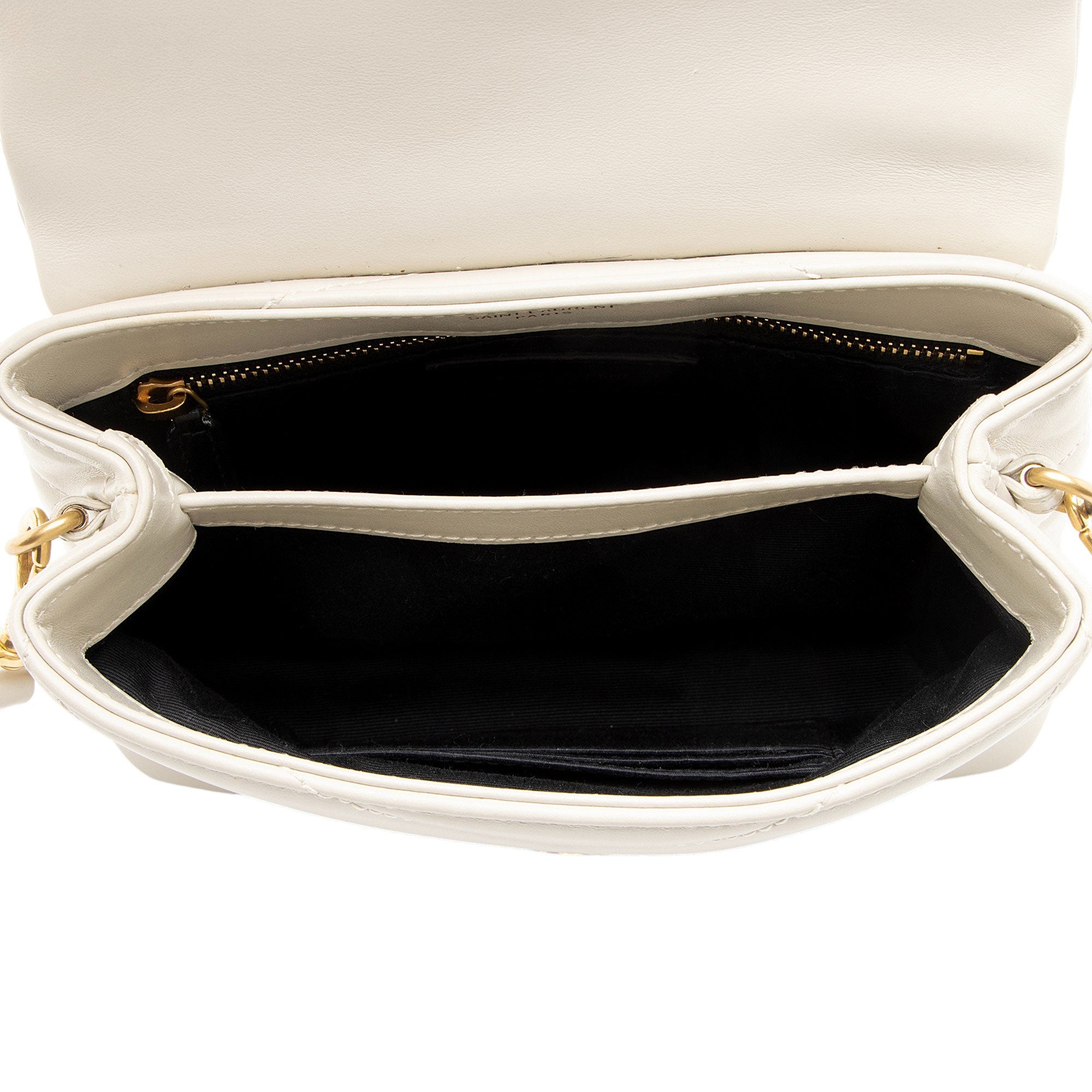 Saint Laurent Matelasse Calfskin Monogram LouLou Toy Crossbody