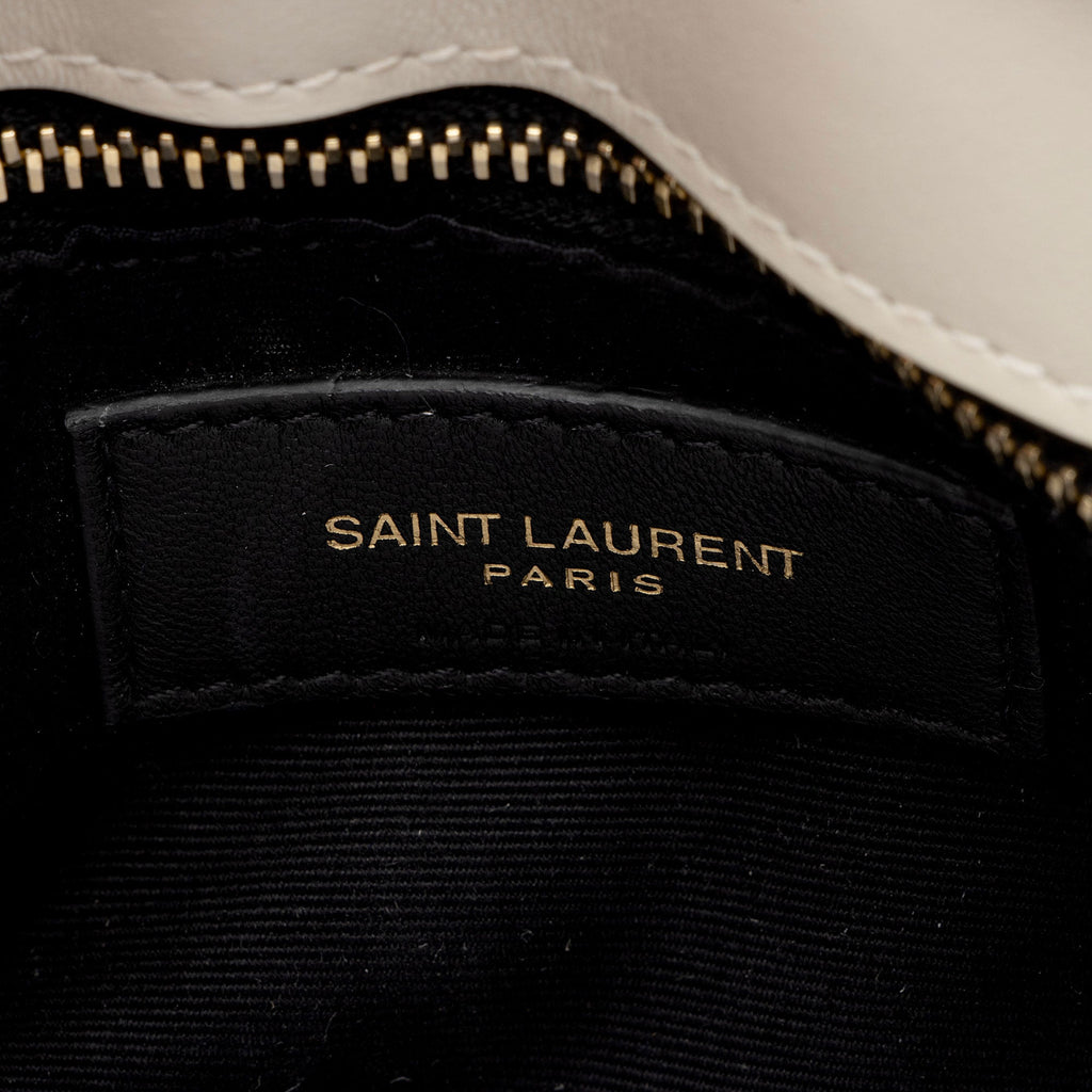 Saint Laurent Matelasse Calfskin Monogram LouLou Toy Crossbody