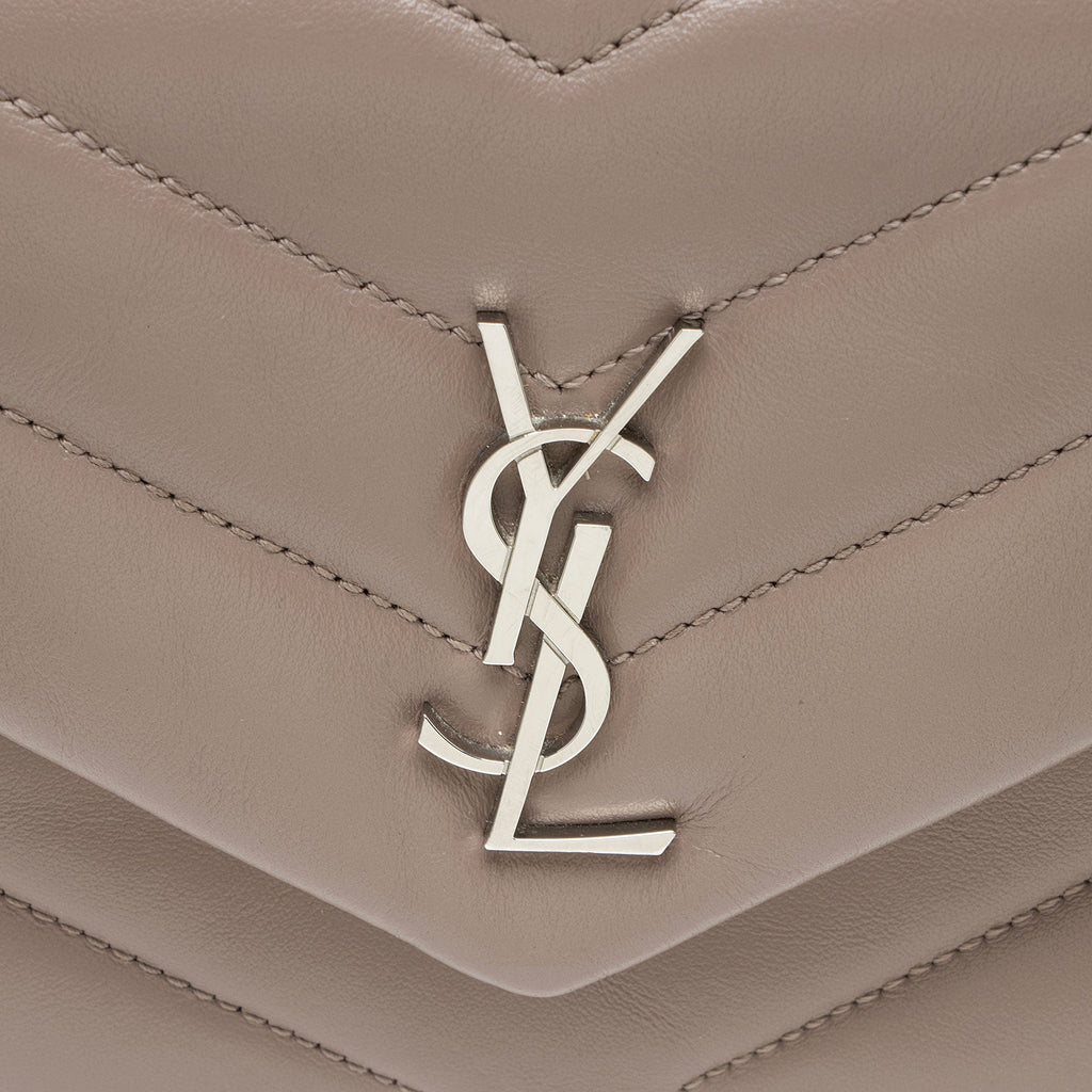 Saint Laurent Matelasse Calfskin Monogram LouLou Toy Crossbody