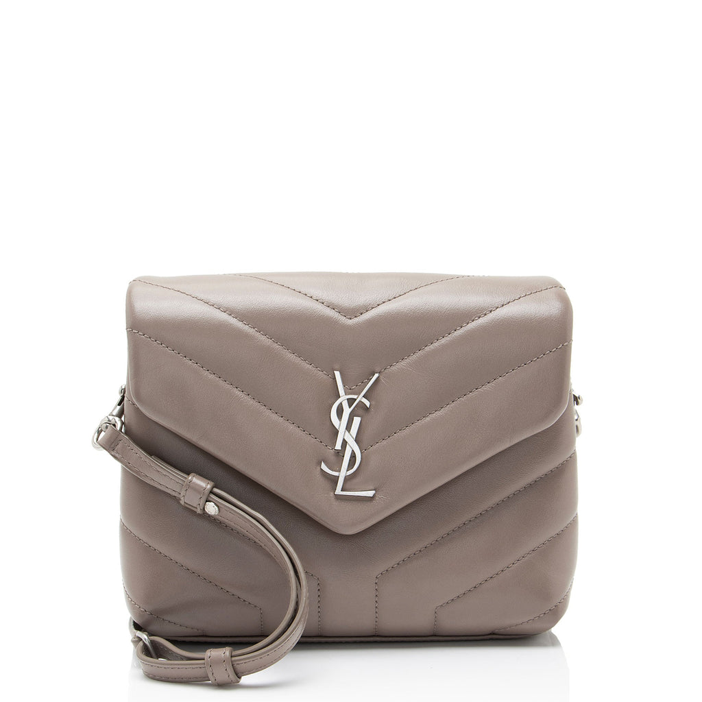 Saint Laurent Matelasse Calfskin Monogram LouLou Toy Crossbody