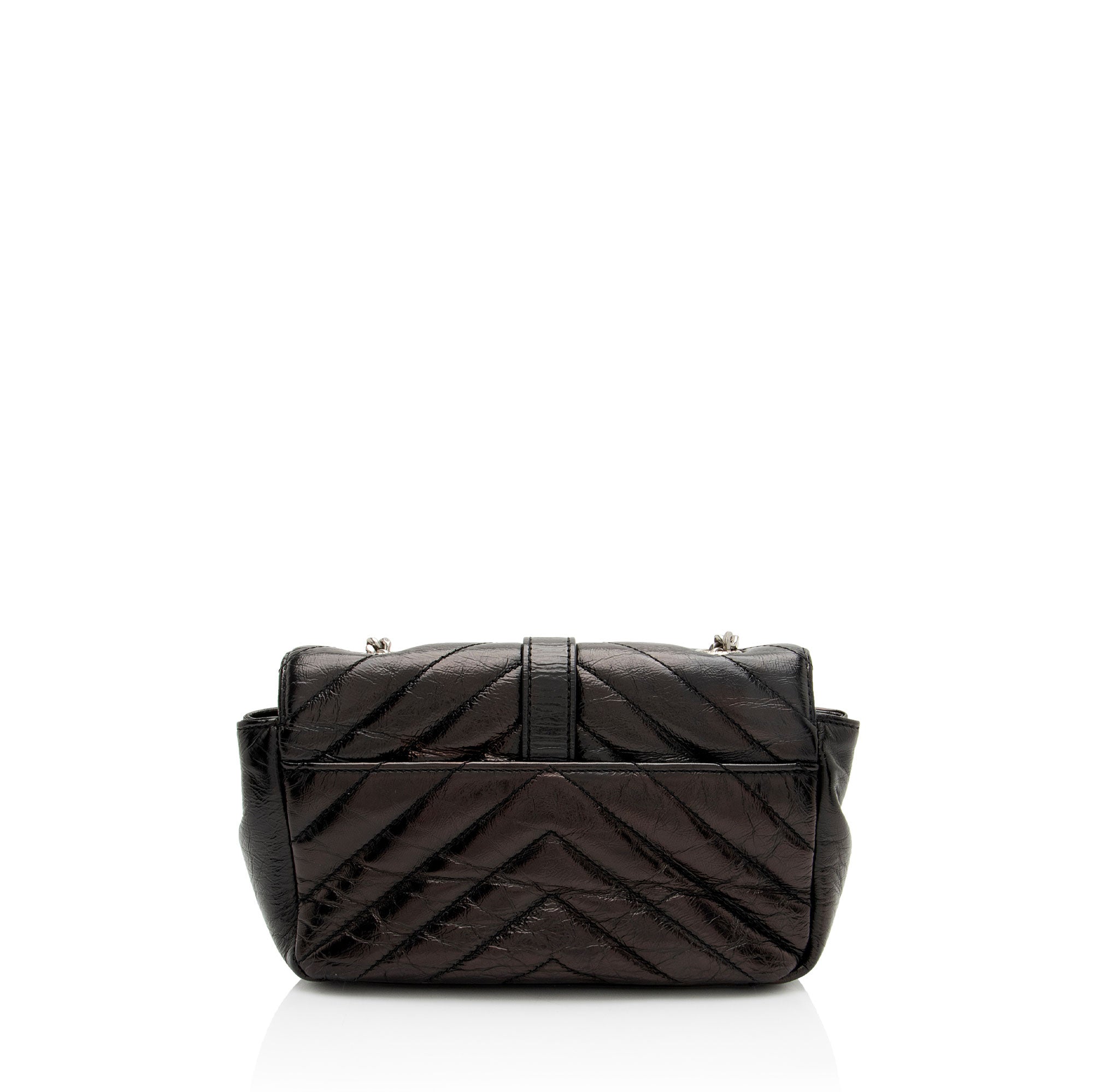 Saint Laurent Matelasse Calfskin Monogram Punk Chain Baby Crossbody