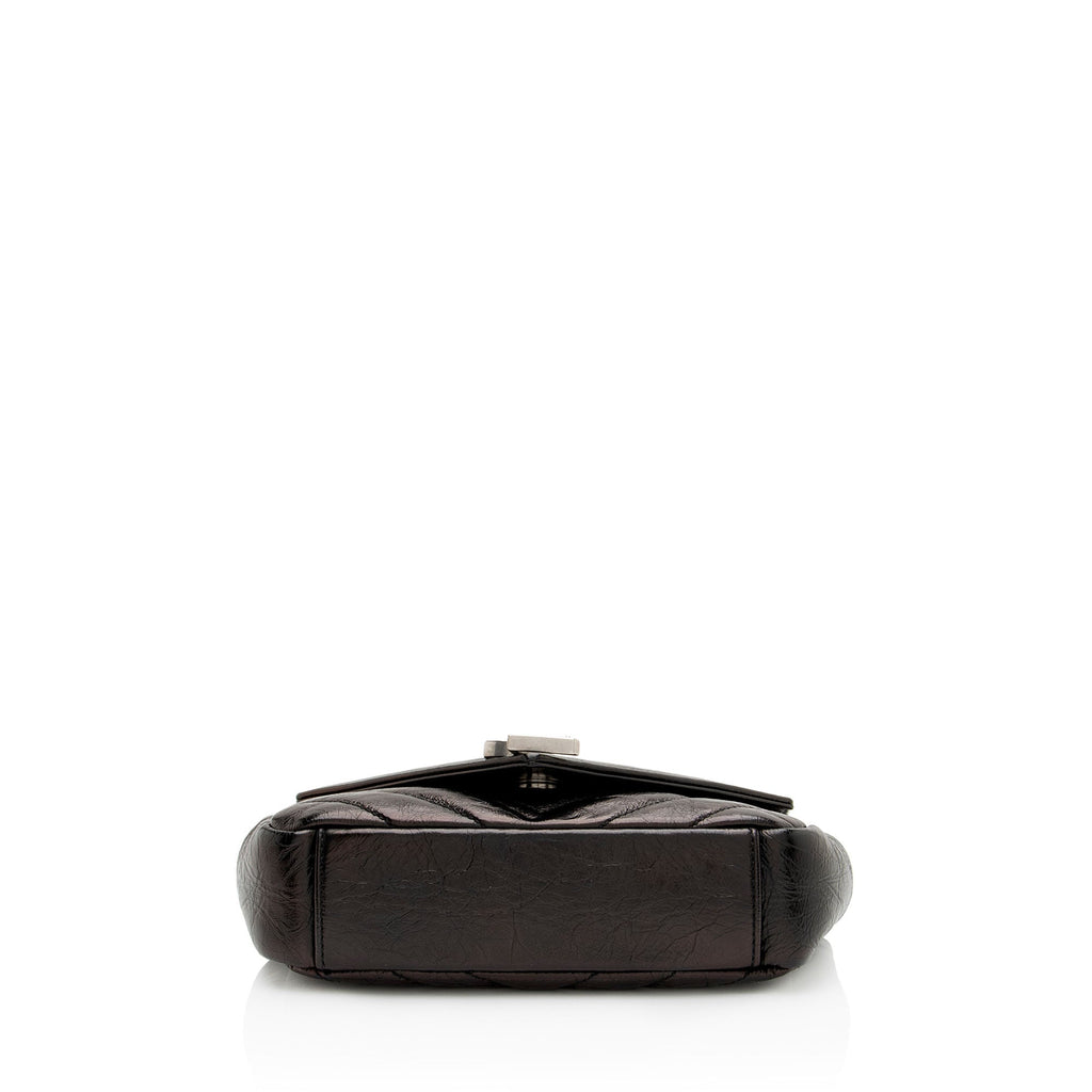 Saint Laurent Matelasse Calfskin Monogram Punk Chain Baby Crossbody