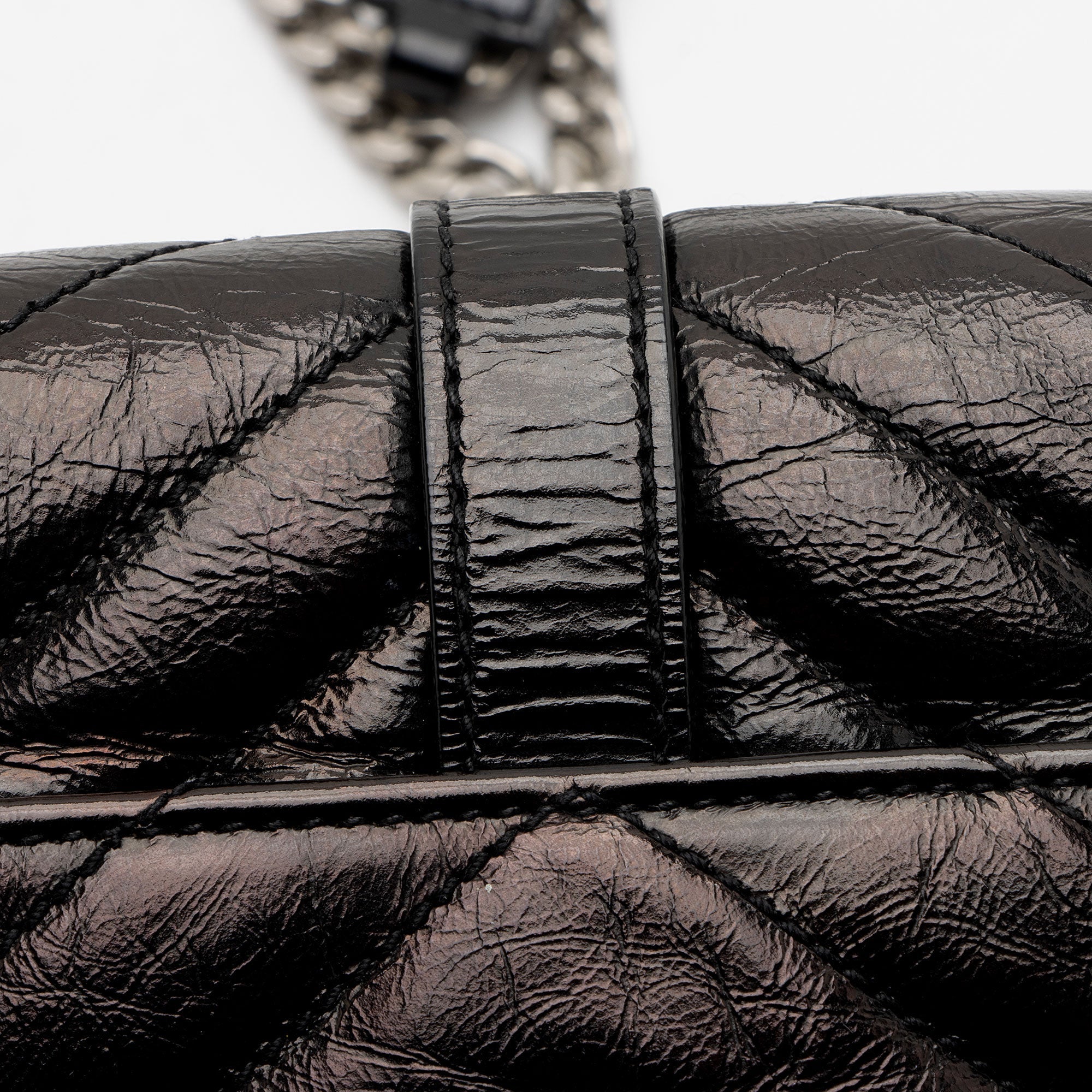 Saint Laurent Matelasse Calfskin Monogram Punk Chain Baby Crossbody
