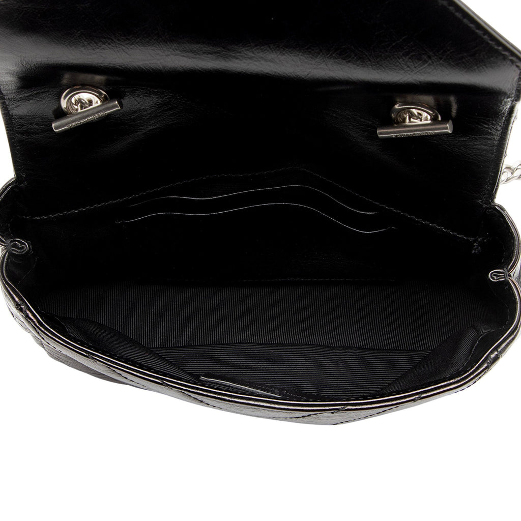 Saint Laurent Matelasse Calfskin Monogram Punk Chain Baby Crossbody