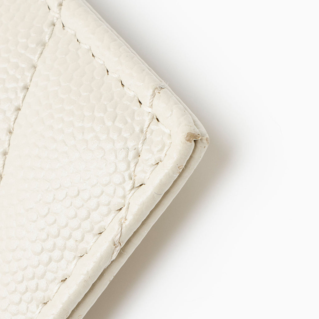 Saint Laurent Matelasse Grain de Poudre Monogram Cassandra Large Bill Pouch