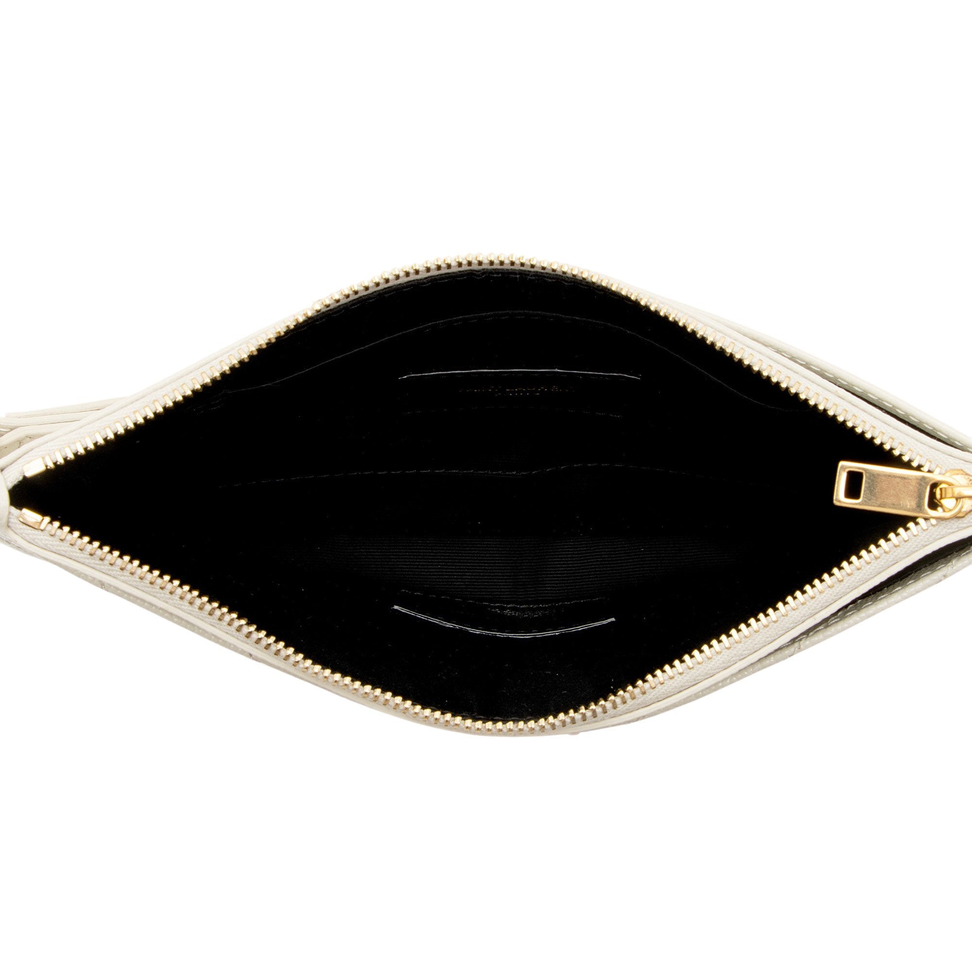 Saint Laurent Matelasse Grain de Poudre Monogram Cassandra Large Bill Pouch