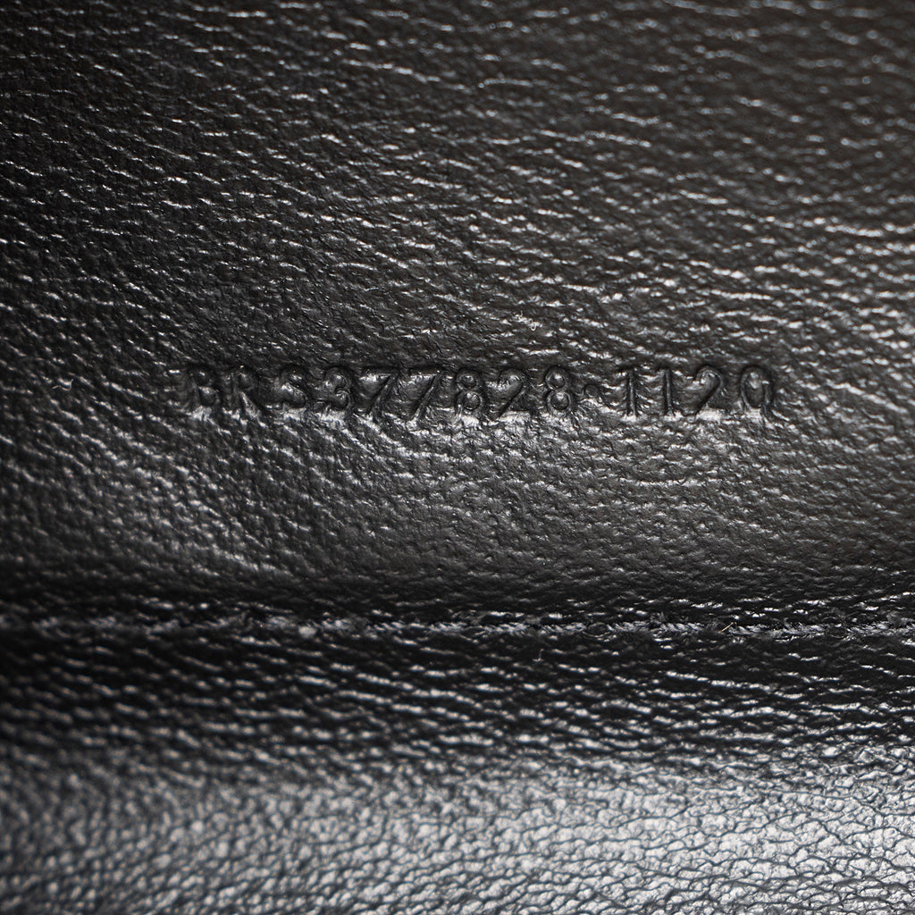 Saint Laurent Matelasse Grain de Poudre Monogram Chain Wallet