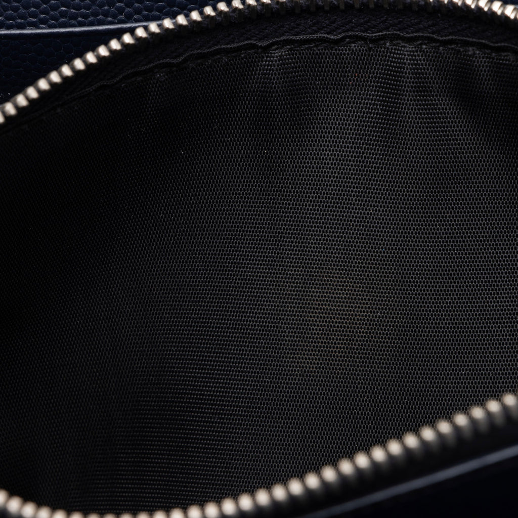 Saint Laurent Matelasse Grain de Poudre Monogram Chain Wallet