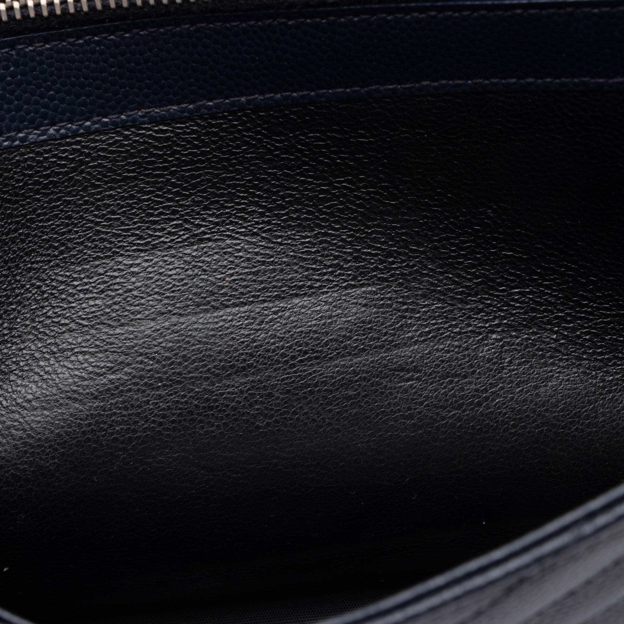 Saint Laurent Matelasse Grain de Poudre Monogram Chain Wallet