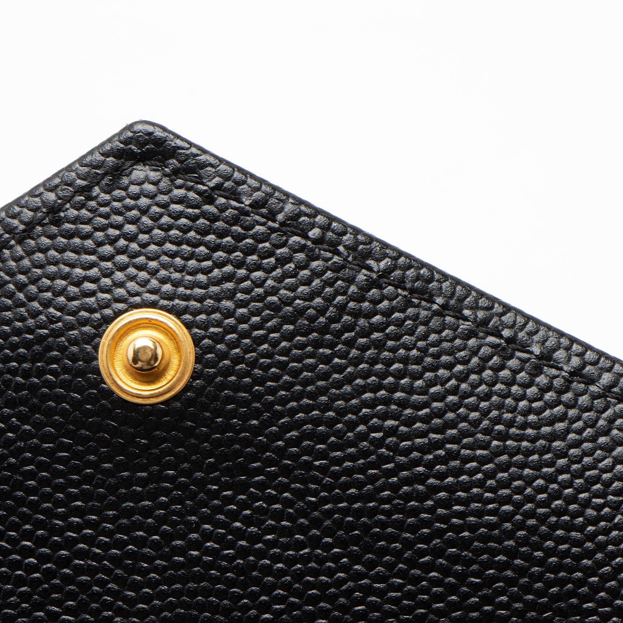 Saint Laurent Matelasse Grain de Poudre Monogram Envelope Pouch