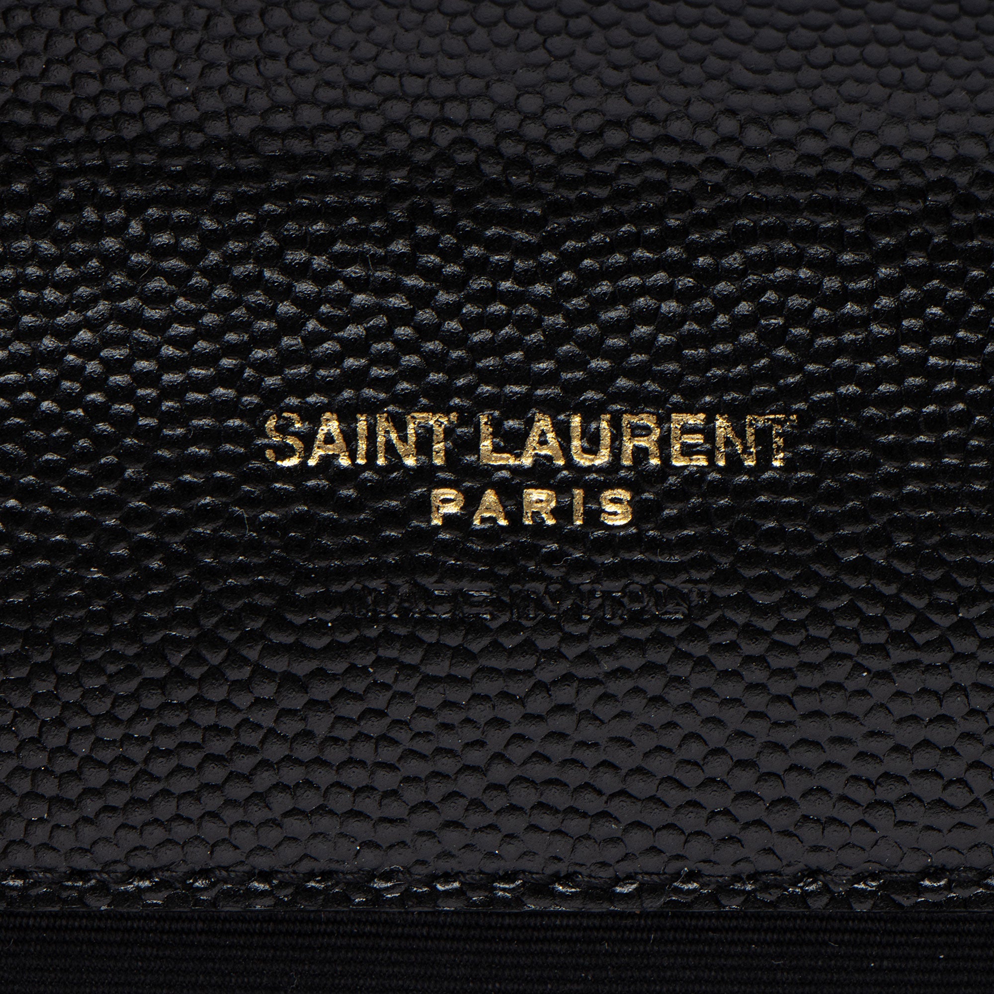 Saint Laurent Matelasse Grain de Poudre Monogram Envelope Pouch