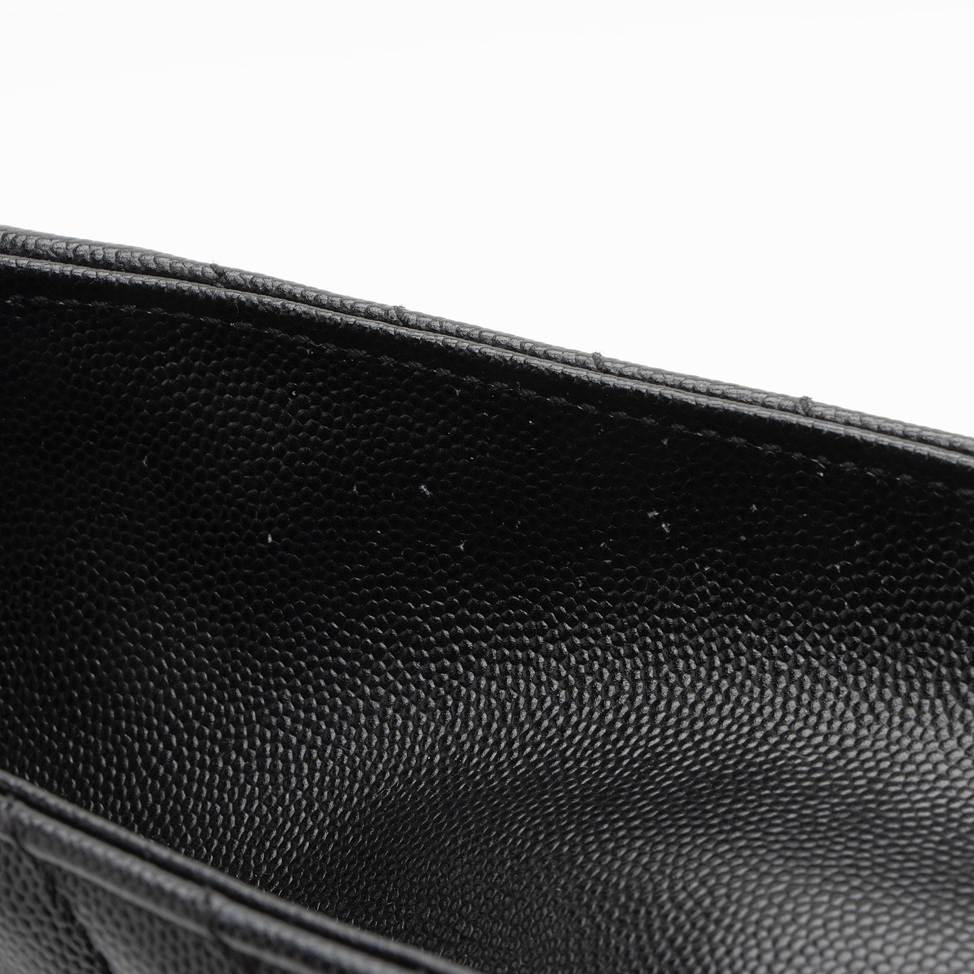Saint Laurent Matelasse Grain de Poudre Monogram Large Shoulder Bag