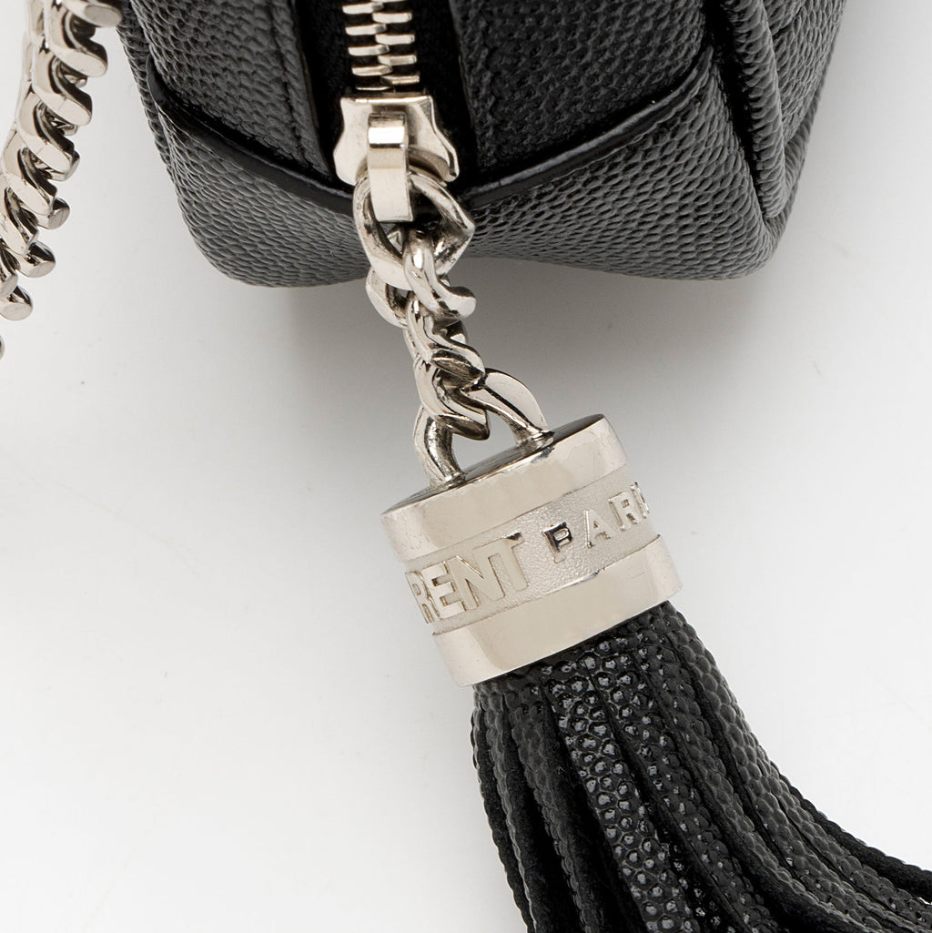Saint Laurent Matelasse Grain de Poudre Monogram Lou Mini Camera Bag