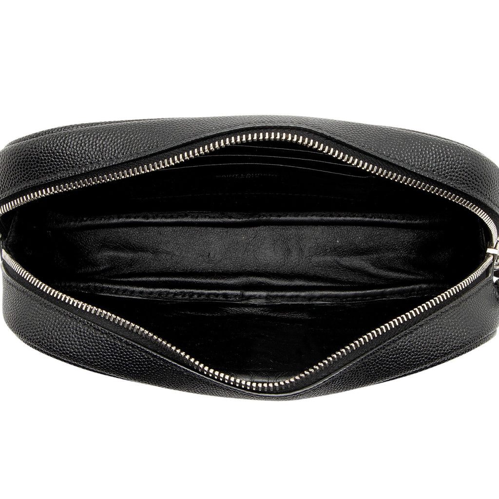 Saint Laurent Matelasse Grain de Poudre Monogram Lou Mini Camera Bag