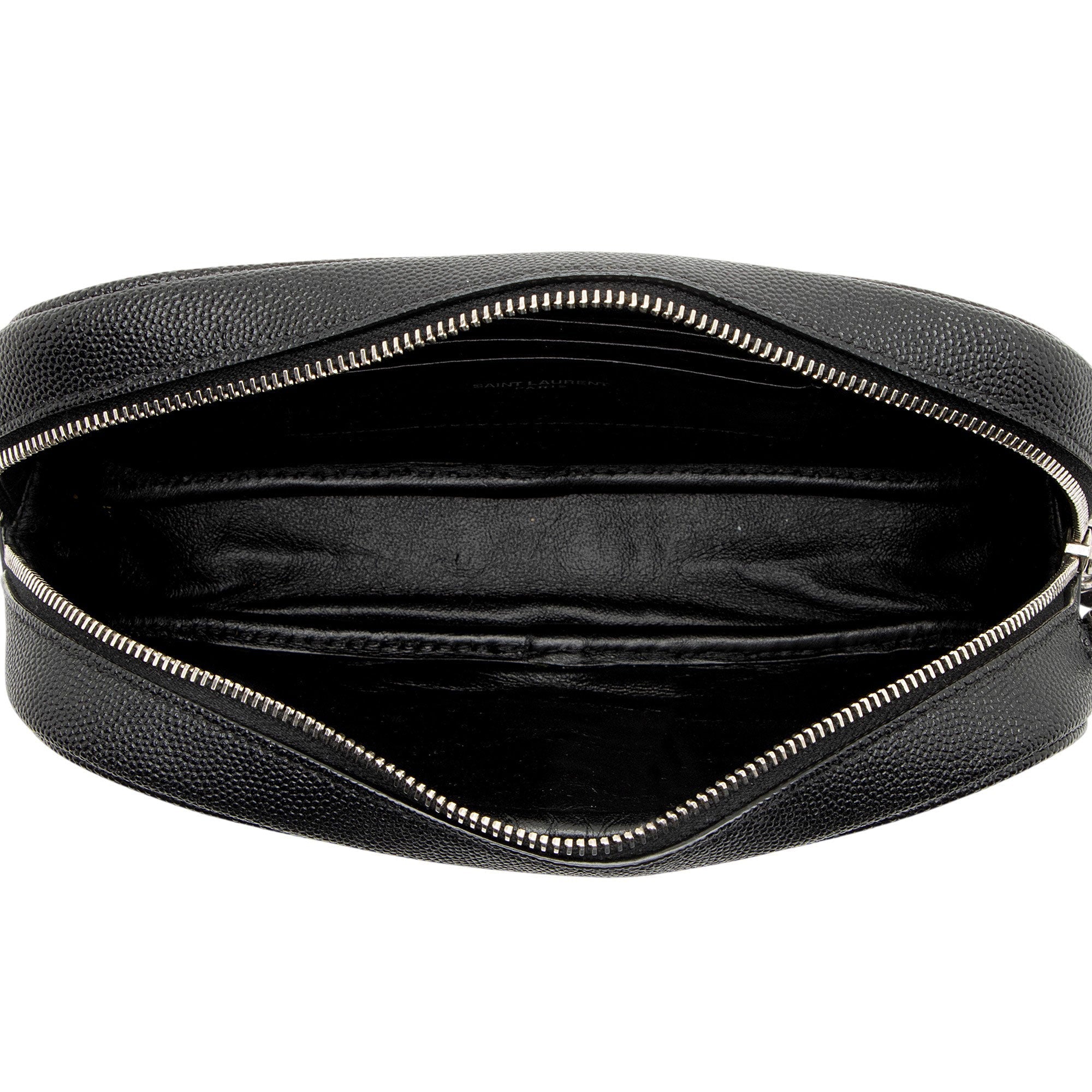 Saint Laurent Matelasse Grain de Poudre Monogram Lou Mini Camera Bag