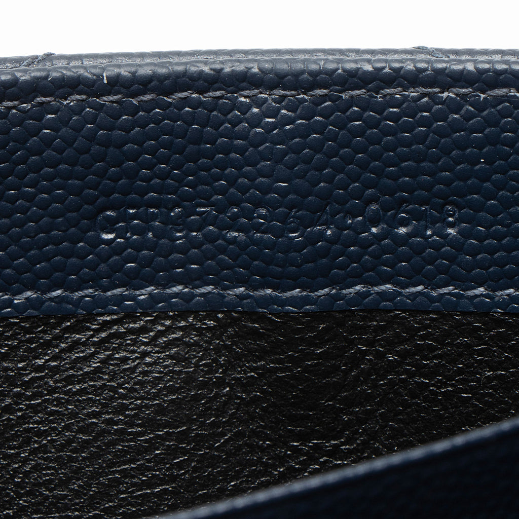 Saint Laurent Matelasse Grain de Poudre Monogram Wallet
