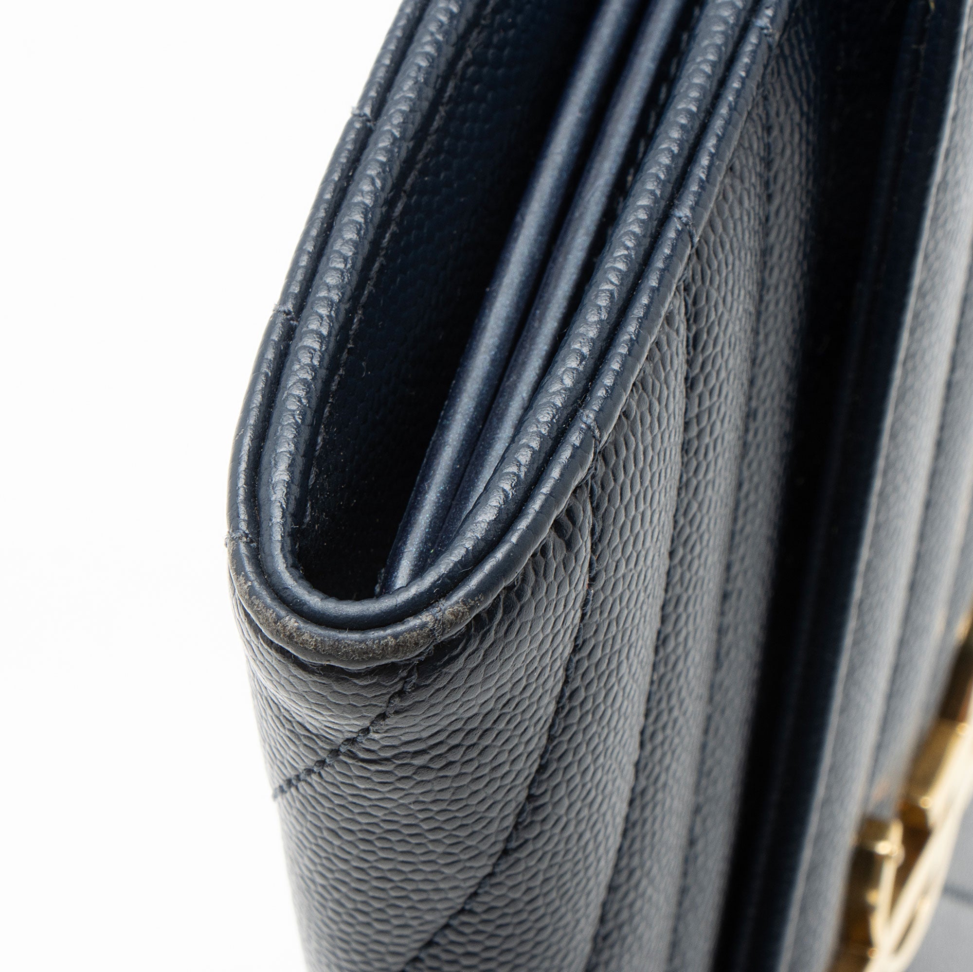 Saint Laurent Matelasse Grain de Poudre Monogram Wallet
