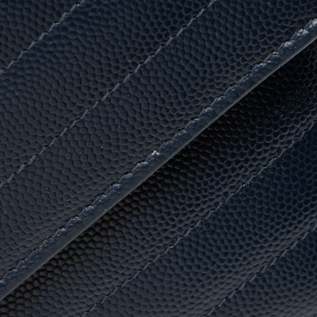 Saint Laurent Matelasse Grain de Poudre Monogram Wallet