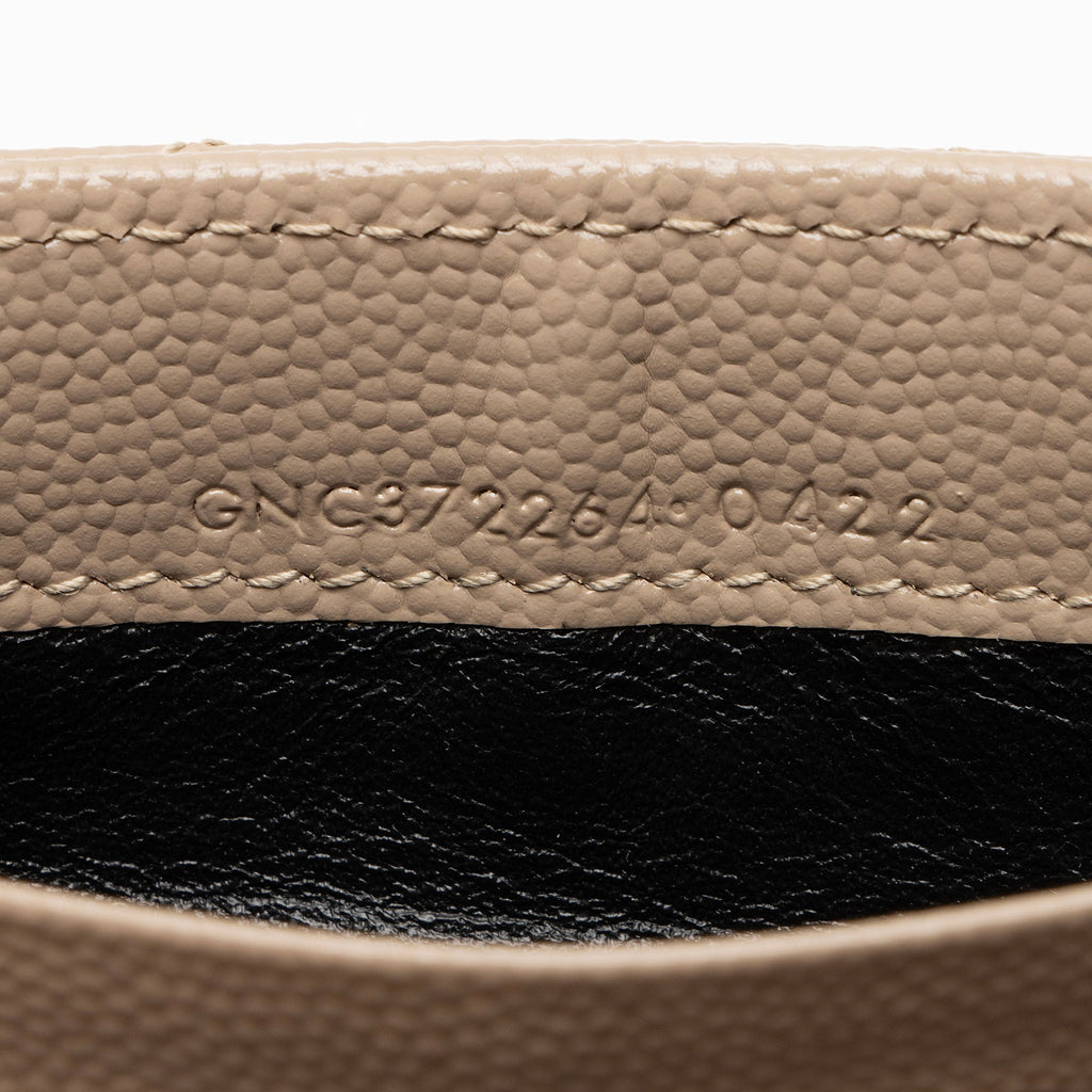 Saint Laurent Matelasse Grain de Poudre Monogram Wallet