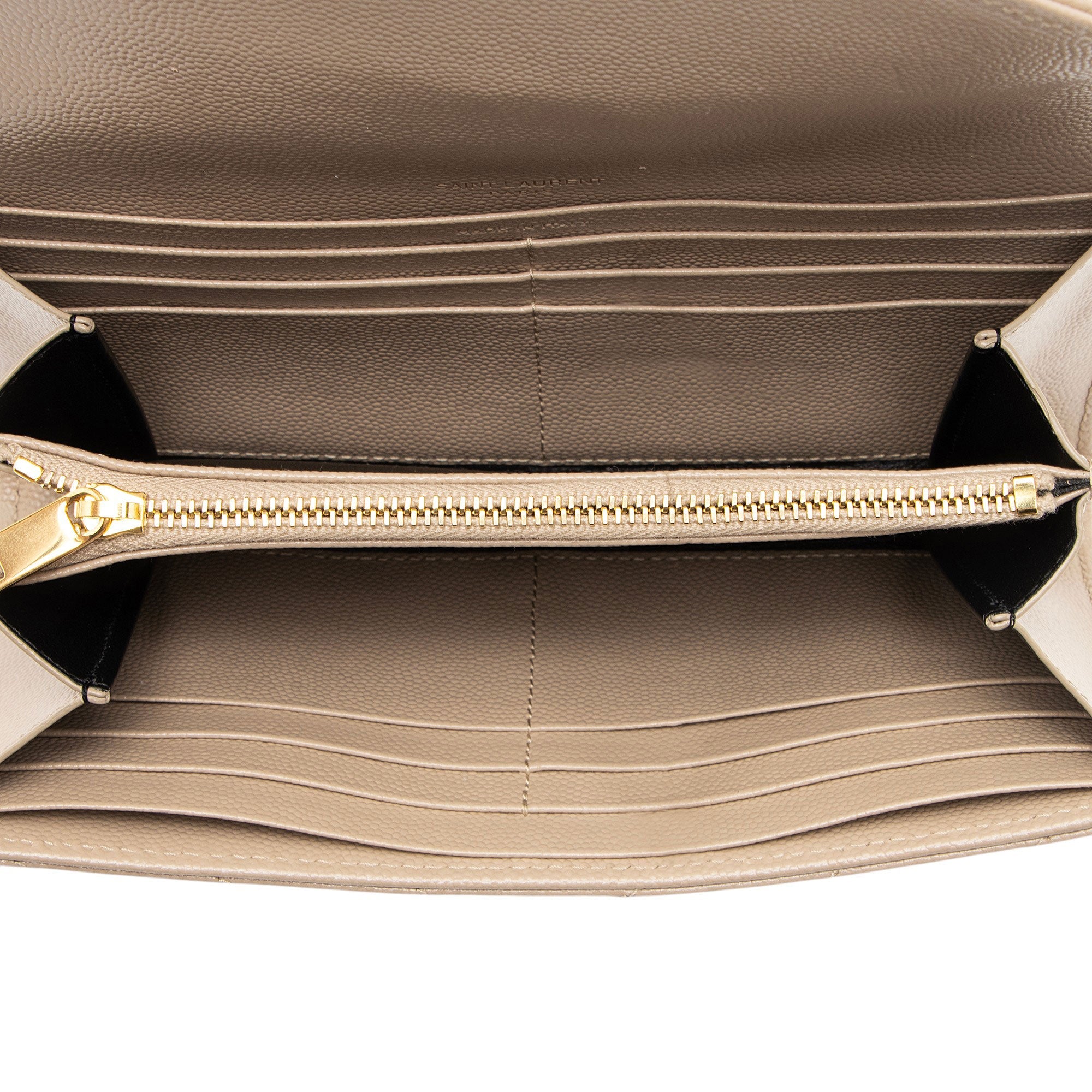 Saint Laurent Matelasse Grain de Poudre Monogram Wallet