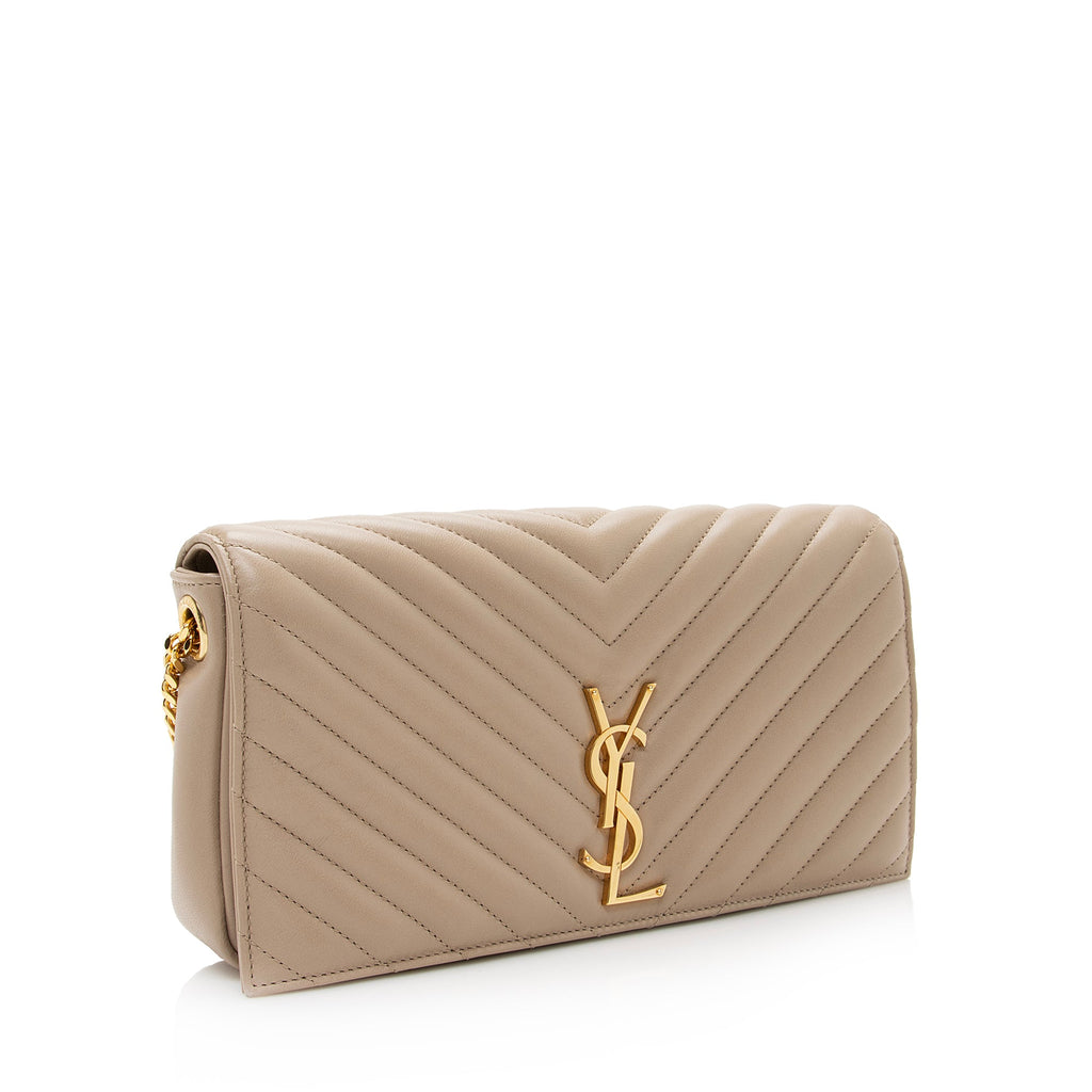 Saint Laurent Matelasse Lambskin Kate 99 Shoulder Bag (SHF-22633)