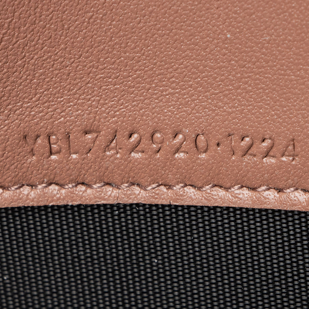 Saint Laurent Matelasse Lambskin Monogram Envelope Chain Wallet