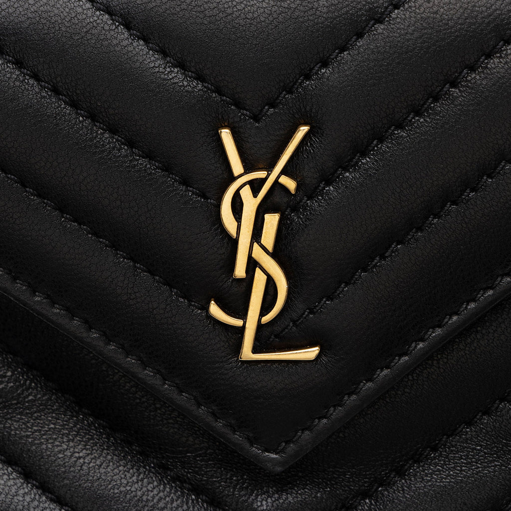 Saint Laurent Matelasse Lambskin Monogram Joe Nano Bucket Bag
