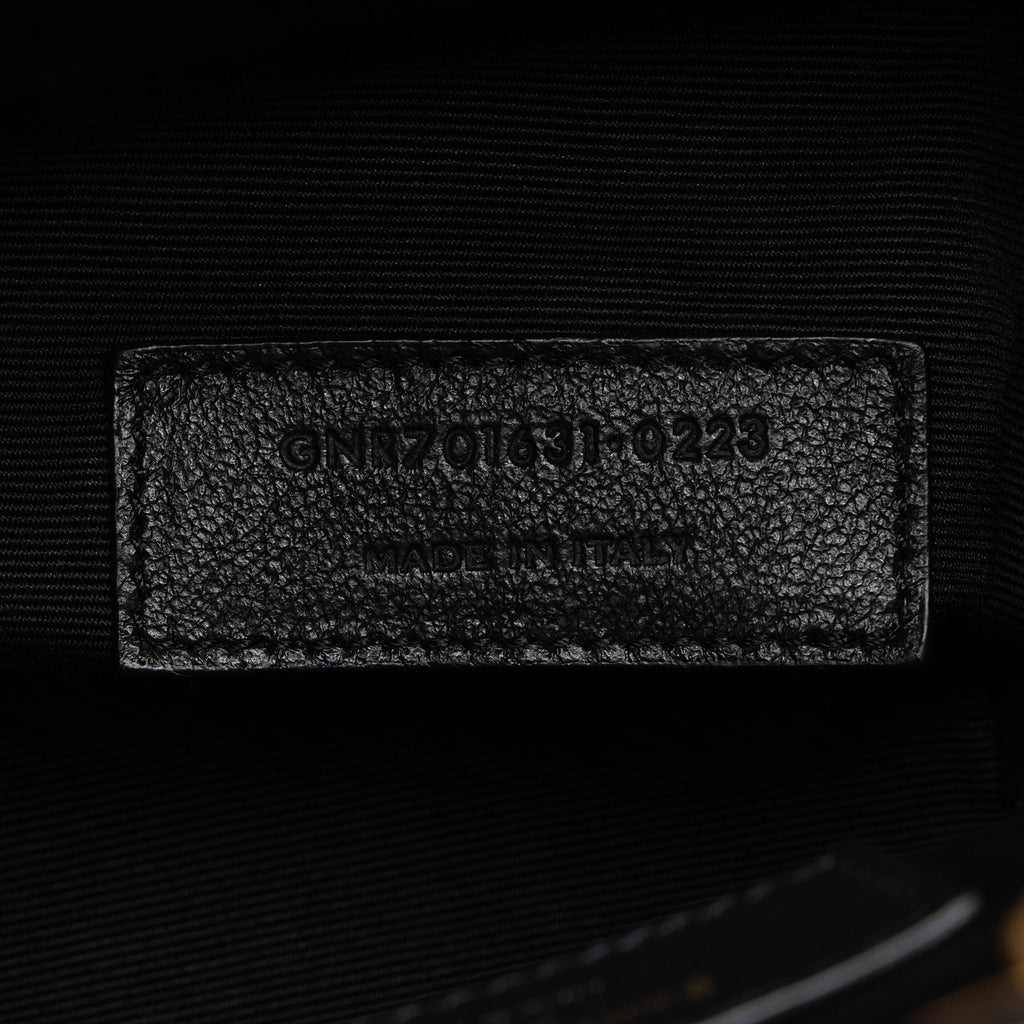 Saint Laurent Matelasse Lambskin Monogram Joe Nano Bucket Bag