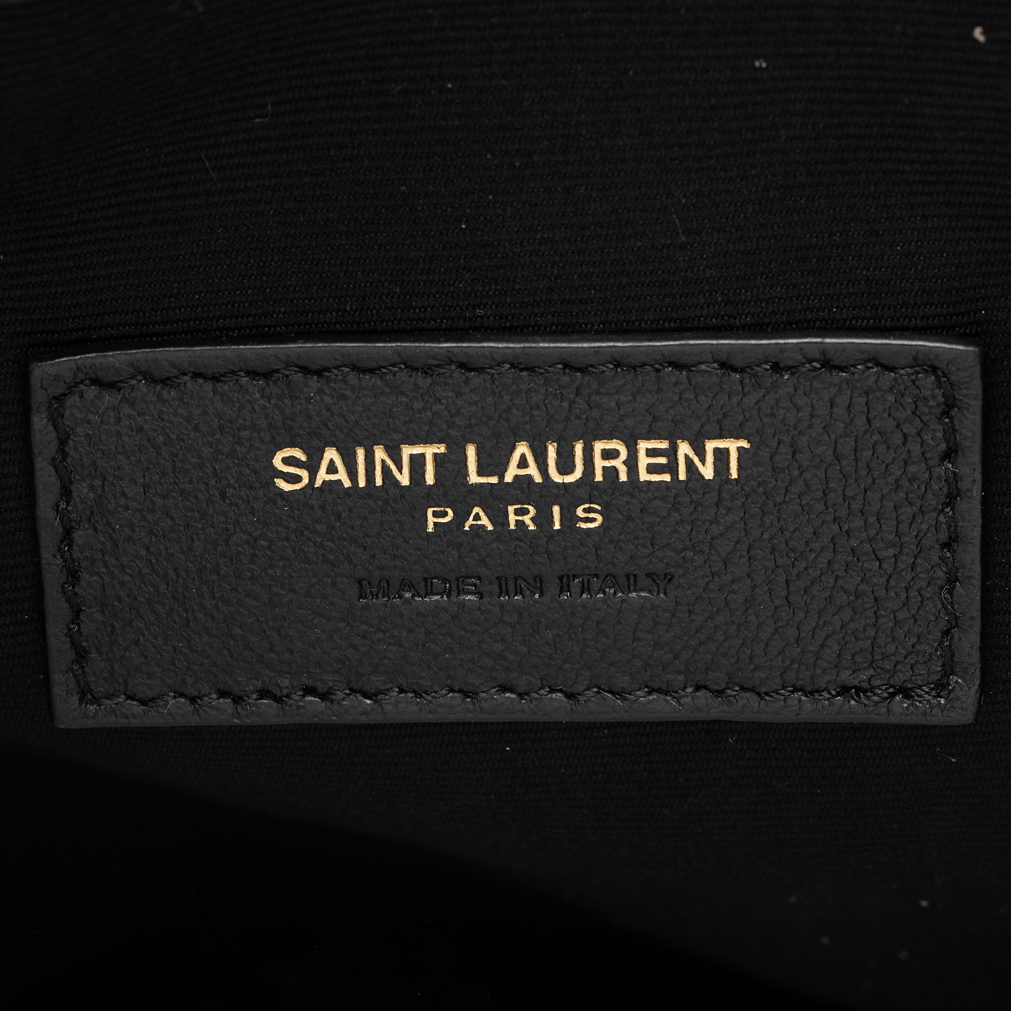 Saint Laurent Matelasse Lambskin Monogram Joe Nano Bucket Bag