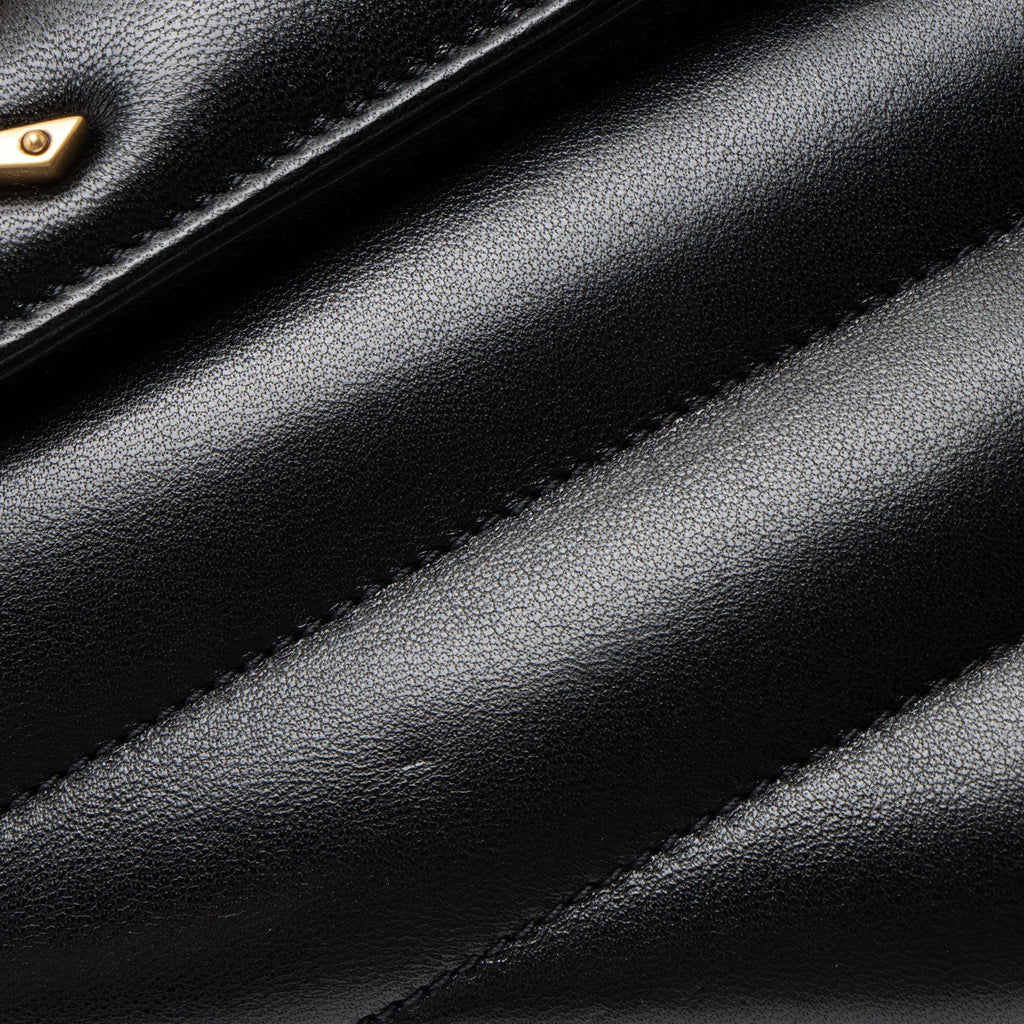 Saint Laurent Matelasse Lambskin Monogram LouLou Large NM Shoulder Bag
