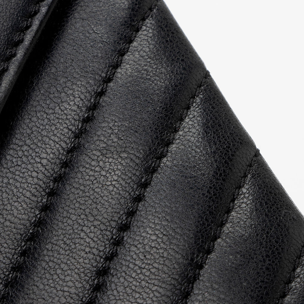 Saint Laurent Matelasse Lambskin Monogram Small Double Flap Bag