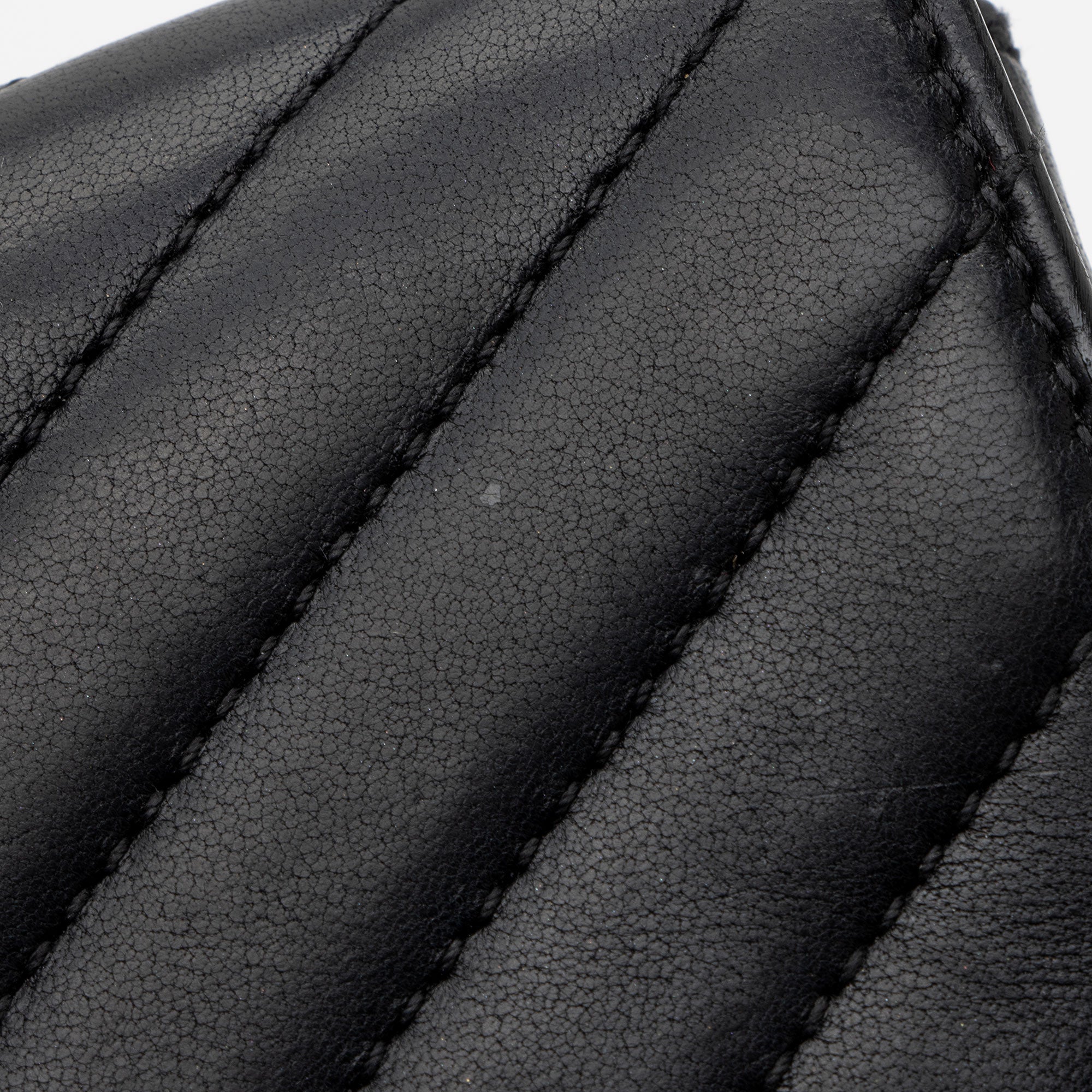 Saint Laurent Matelasse Lambskin Monogram Small Double Flap Bag