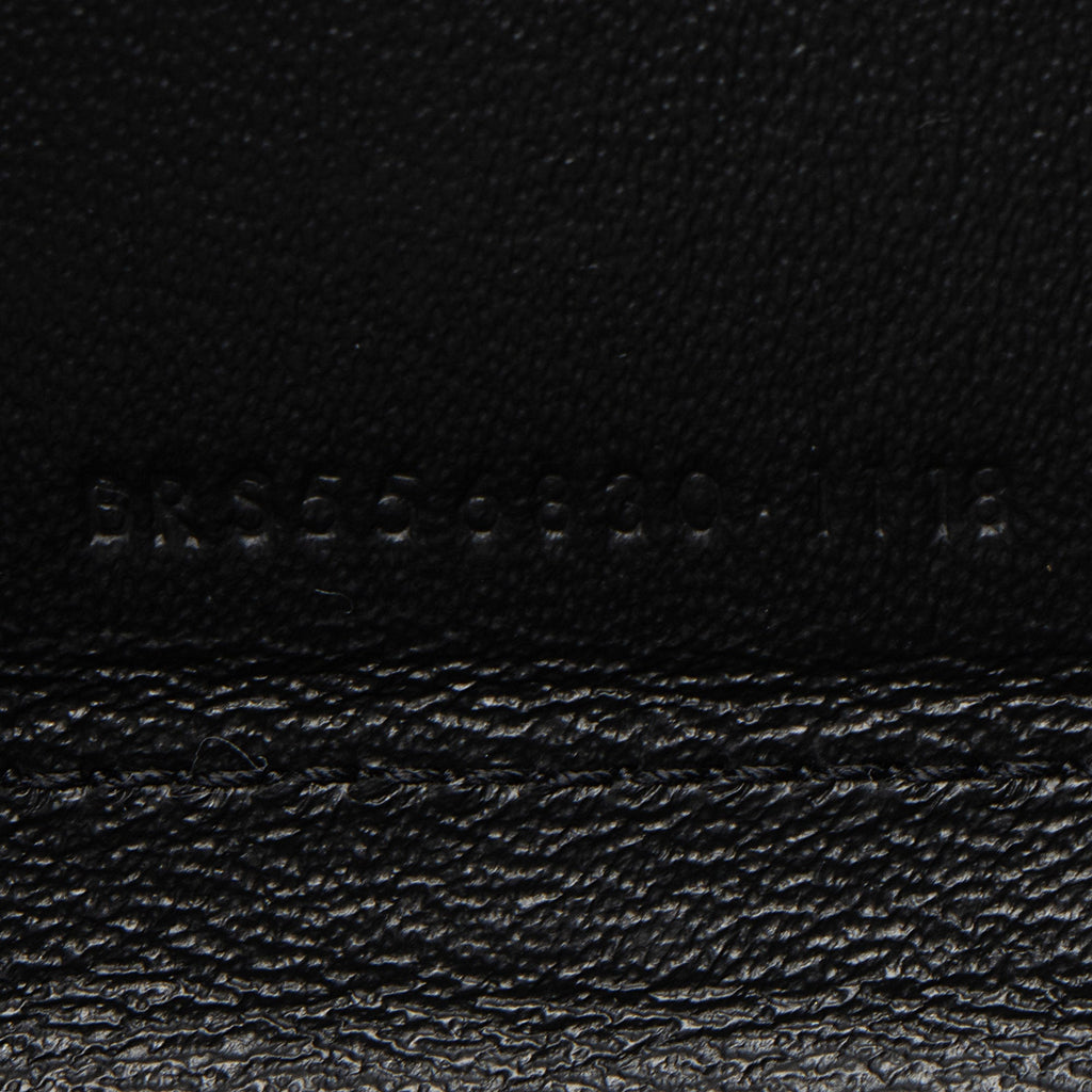 Saint Laurent Matelasse Lambskin Monogram Sulpice Chain Wallet