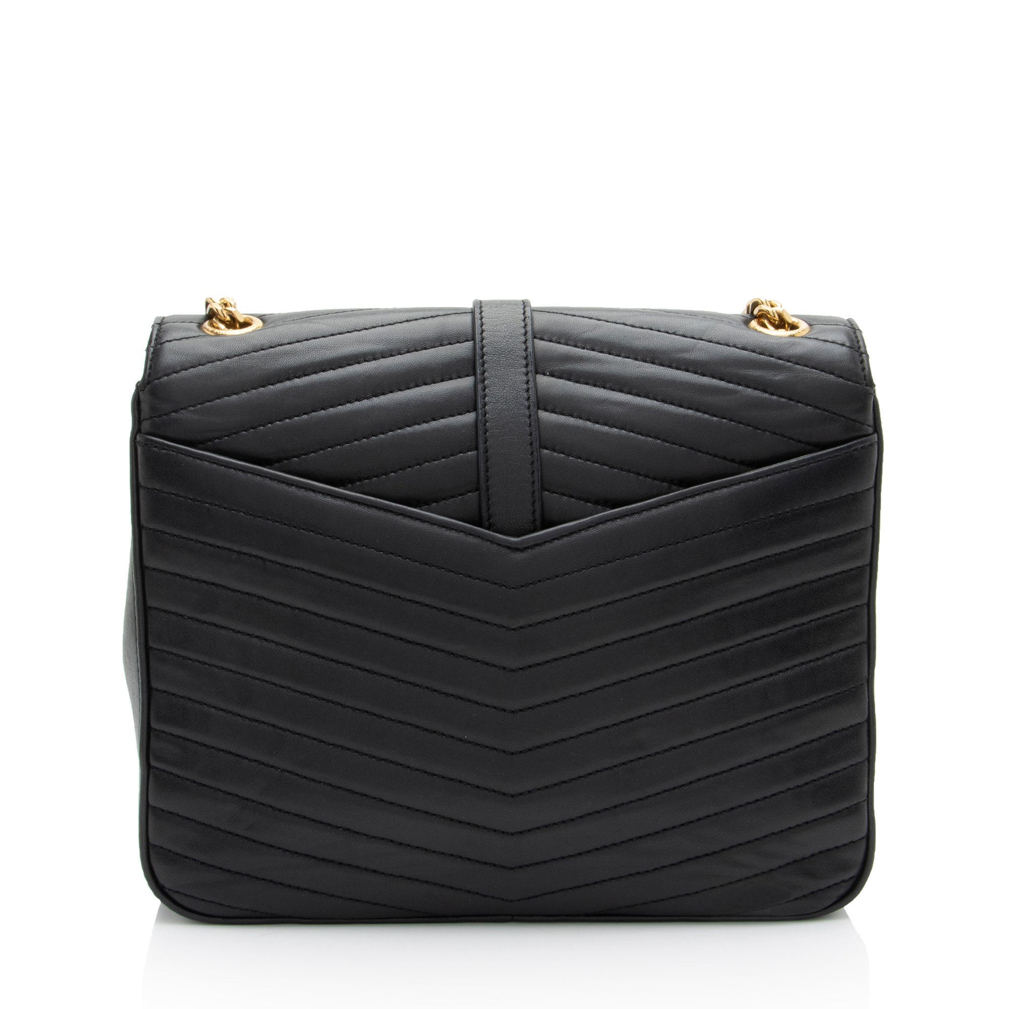 Saint Laurent Matelasse Lambskin Monogram Sulpice Medium Shoulder Bag