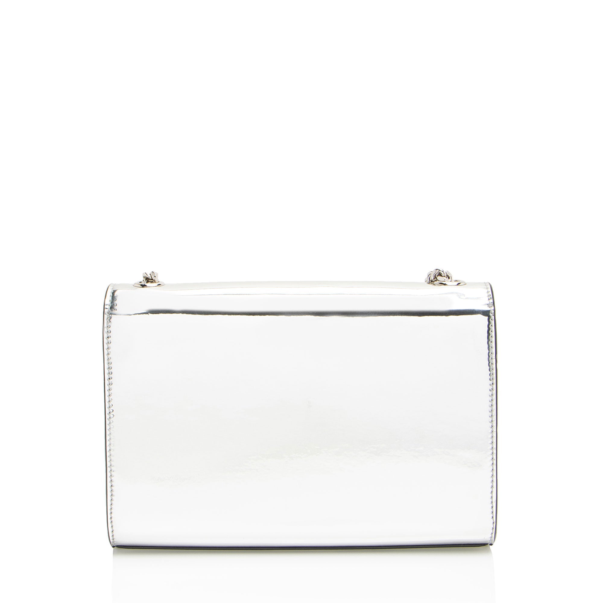 Saint Laurent Metallic Patent Leather Kate Small Shoulder Bag (SHF-JmBS7h)