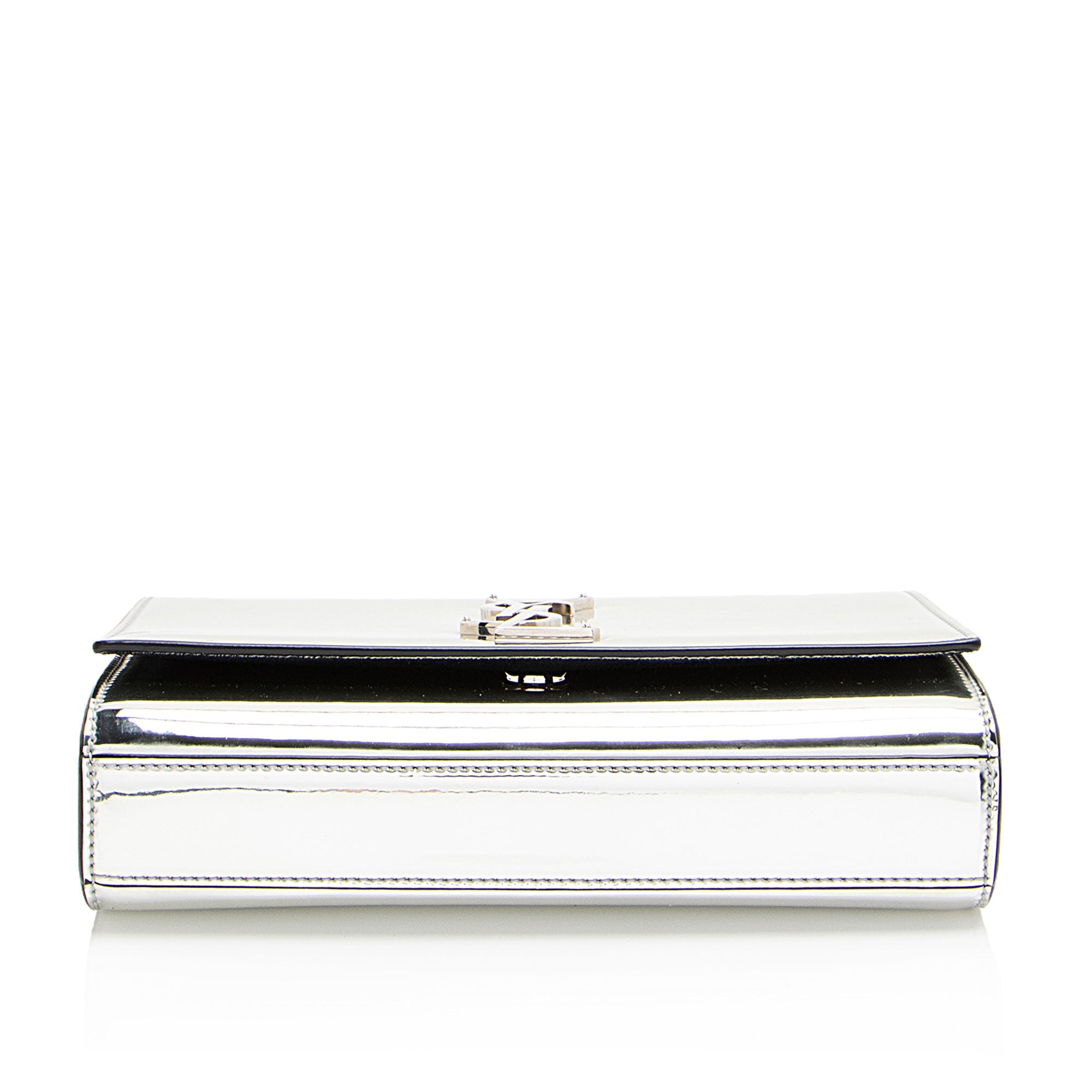 Saint Laurent Metallic Patent Leather Kate Small Shoulder Bag (SHF-JmBS7h)