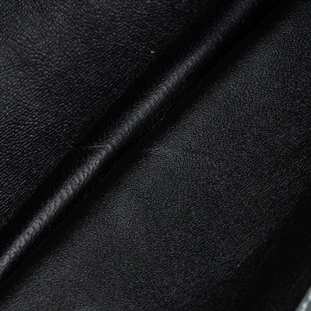Saint Laurent Metallic Quilted Lambskin Puffer Sade Clutch