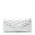Saint Laurent Metallic Quilted Lambskin Puffer Sade Clutch