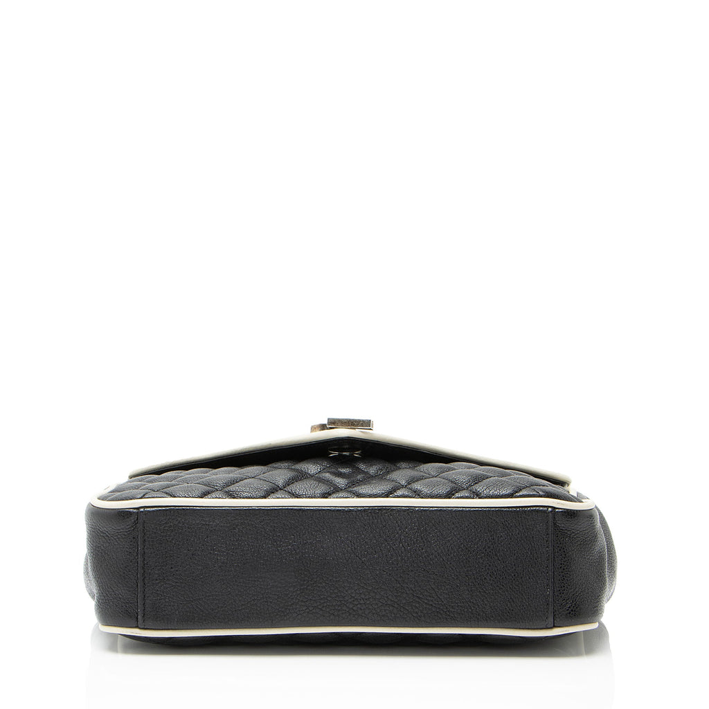Saint Laurent Mixed Matelasse Calfskin Monogram Soft Medium Shoulder Bag