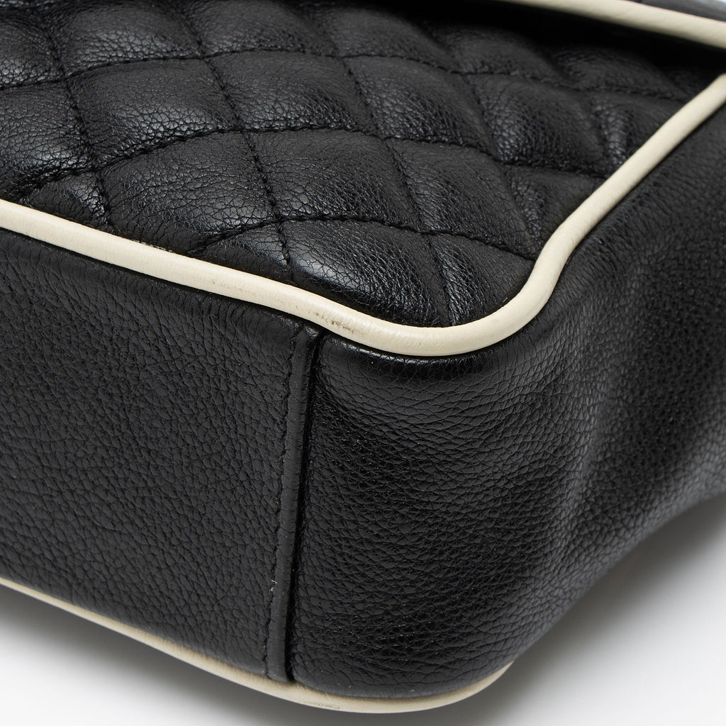 Saint Laurent Mixed Matelasse Calfskin Monogram Soft Medium Shoulder Bag